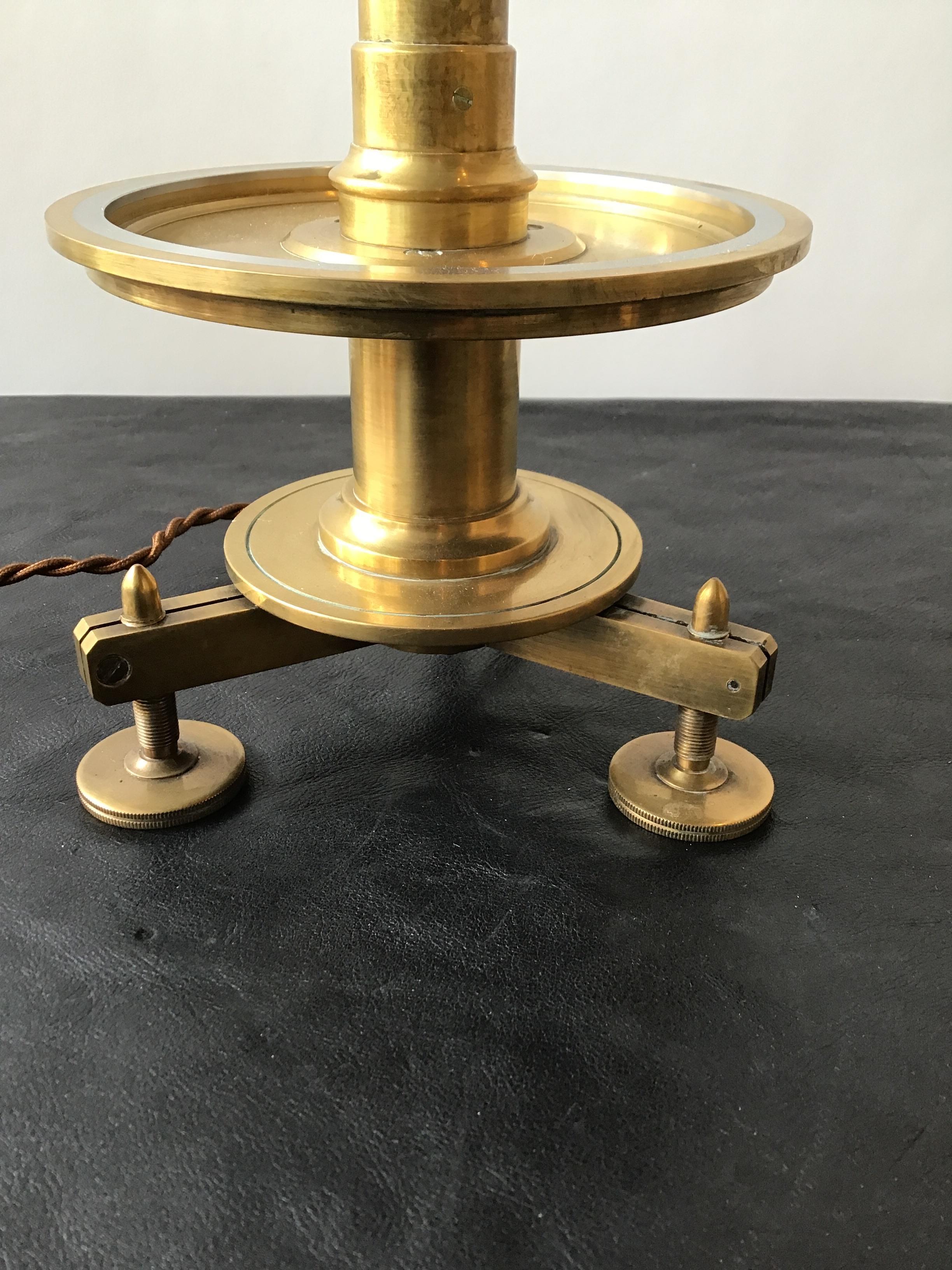 Bronze Surveyors Style Table Lamp 3
