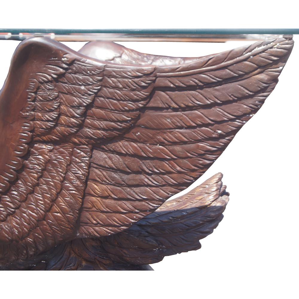 Bronze Swan Dining Table Base 3