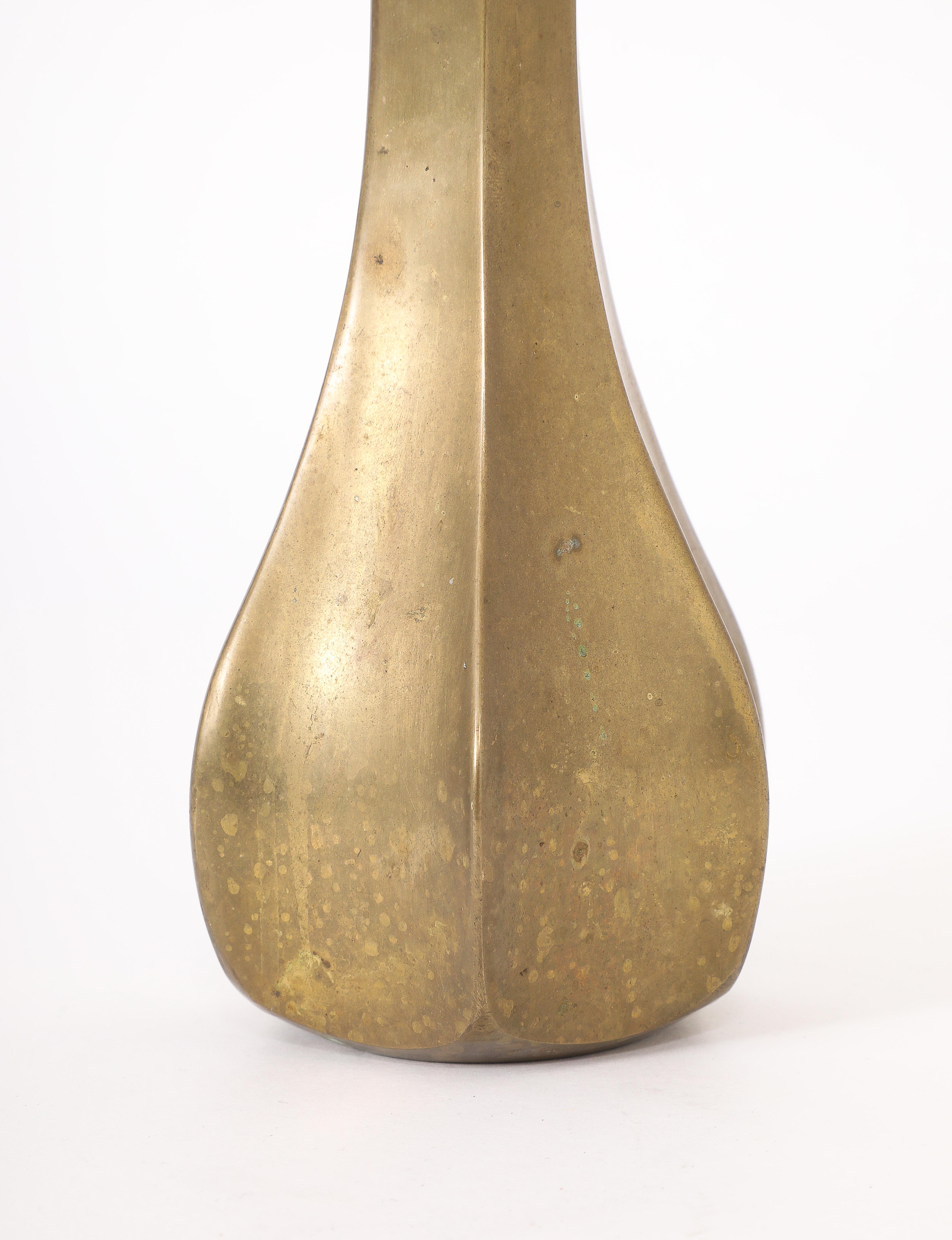 Bronze Swedish Gourd Lamp, Sweden 1960's For Sale 2