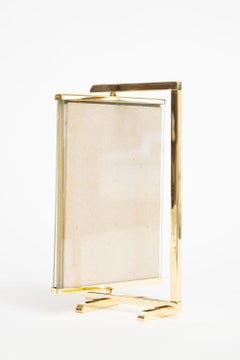 Bronze Swivel Double Sided Picture Frame Mid-Century Modern