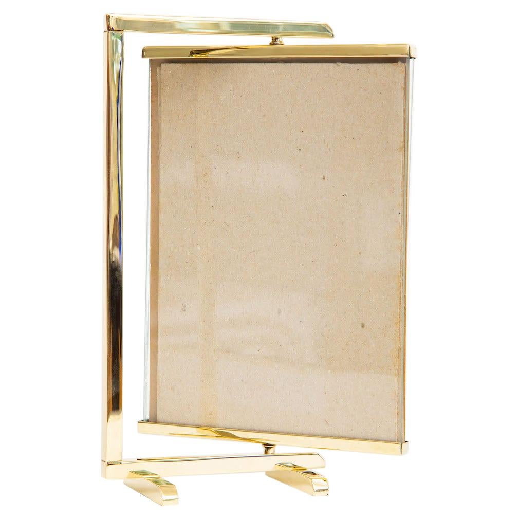 Bronze Swivel Double Sided Picture Frame Mid-Century Modern