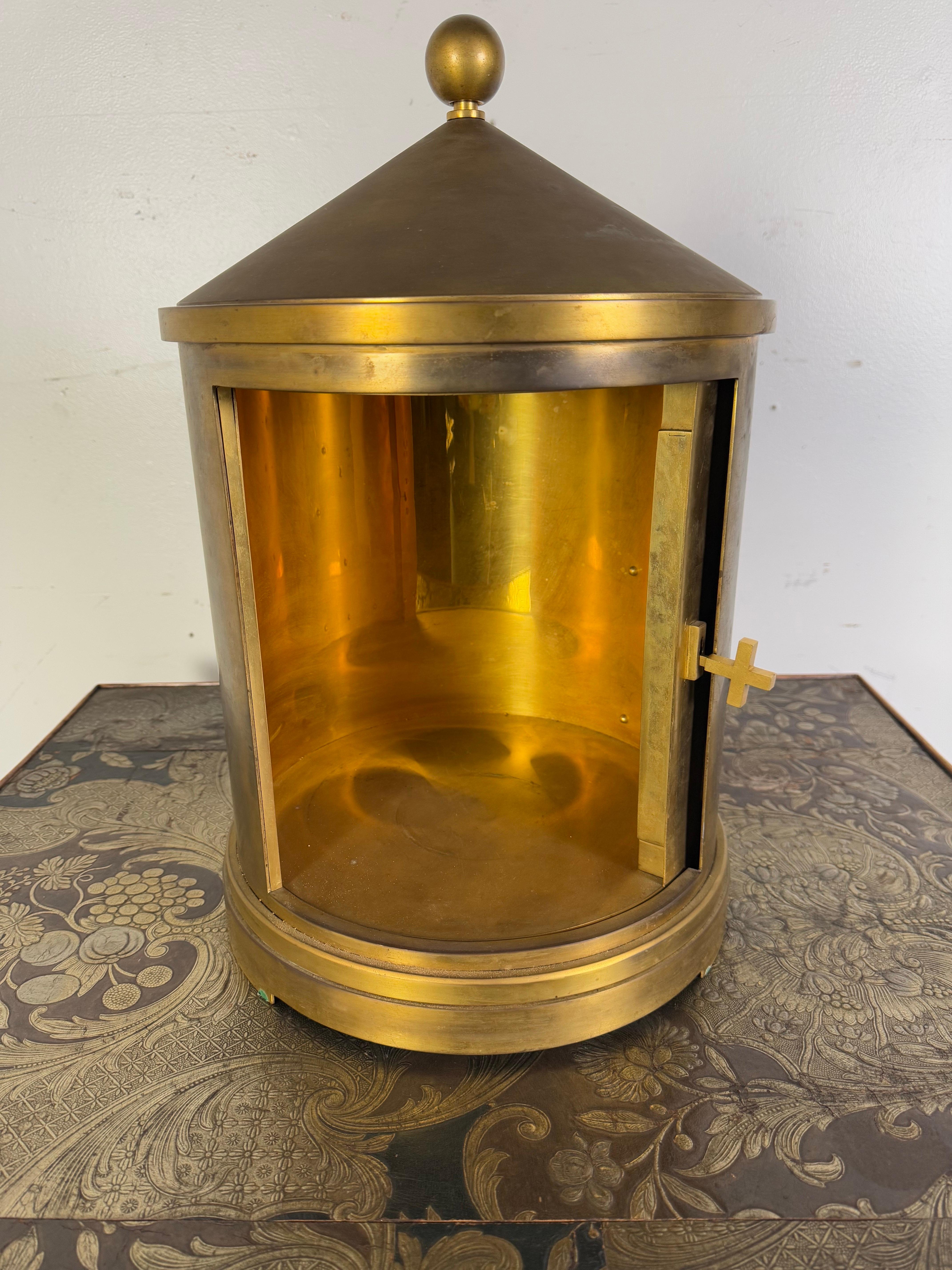 Renaissance Tabernacle en bronze fabriqué par Cheret Ateliers d'Art Liturgique en vente