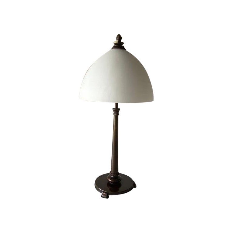 Bronze Table Lamp by D.R.P. Savas, Deutsches Reichspatent, 1930s, Germany For Sale