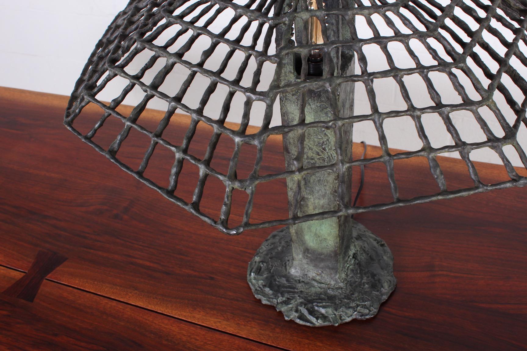 Bronze Table Lamp by Louis Cane 7