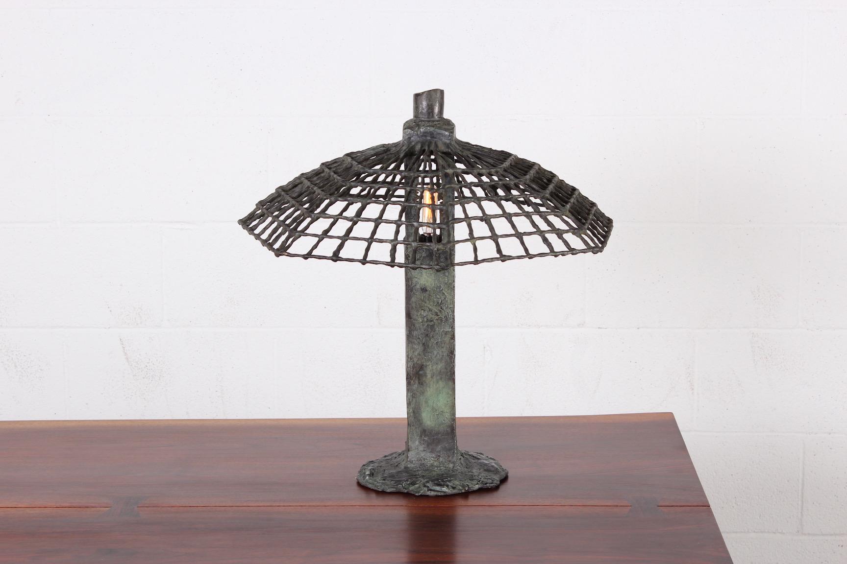 Bronze Table Lamp by Louis Cane 8