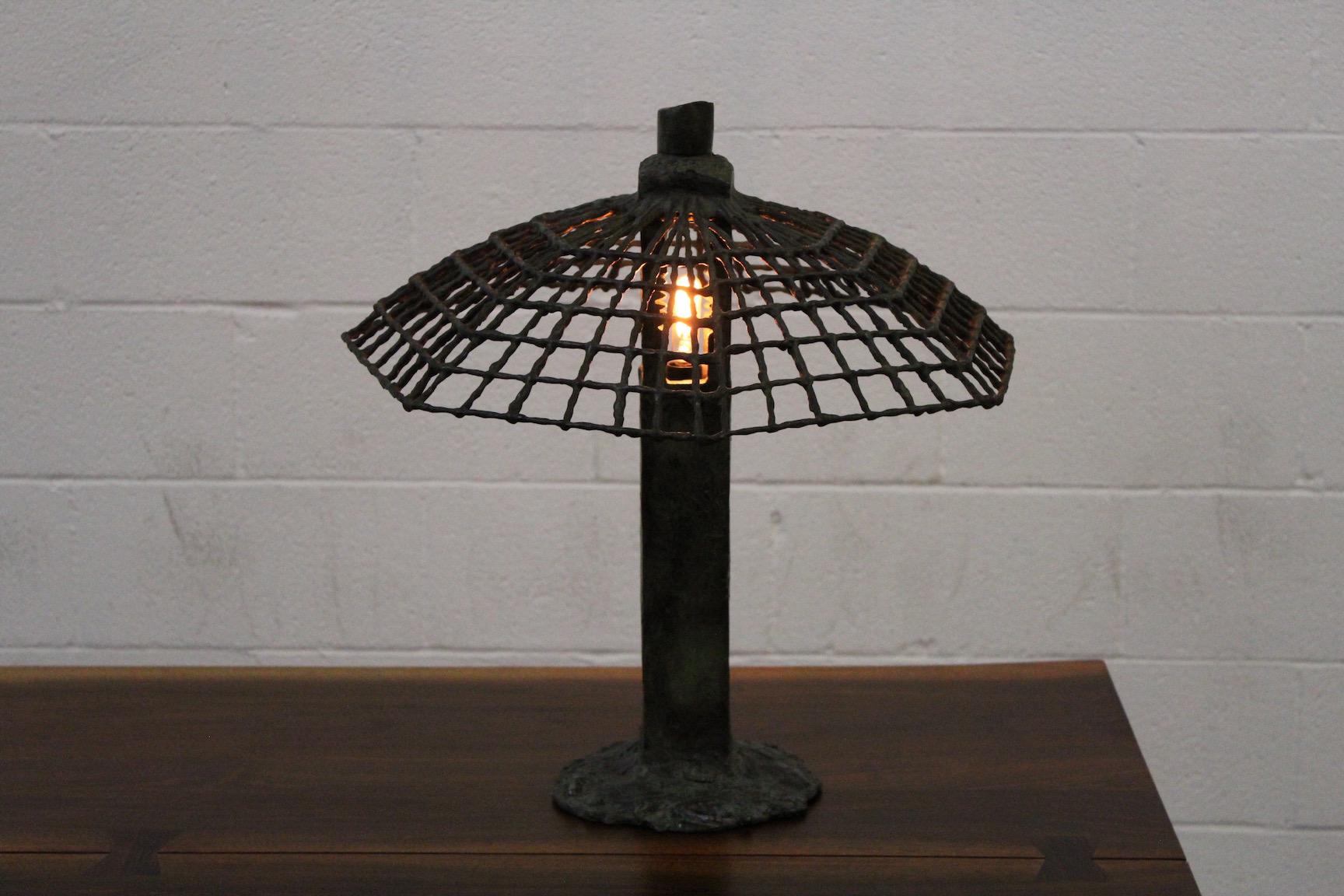 Bronze Table Lamp by Louis Cane 9