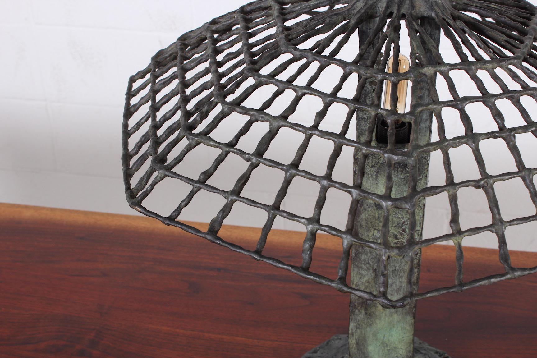 Bronze Table Lamp by Louis Cane 4