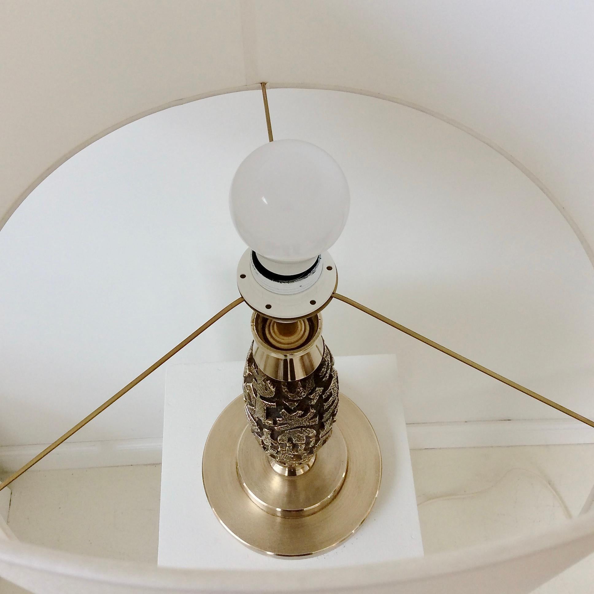 Bronze Table Lamp by Luciano Frigerio, circa 1970, Italy For Sale 4