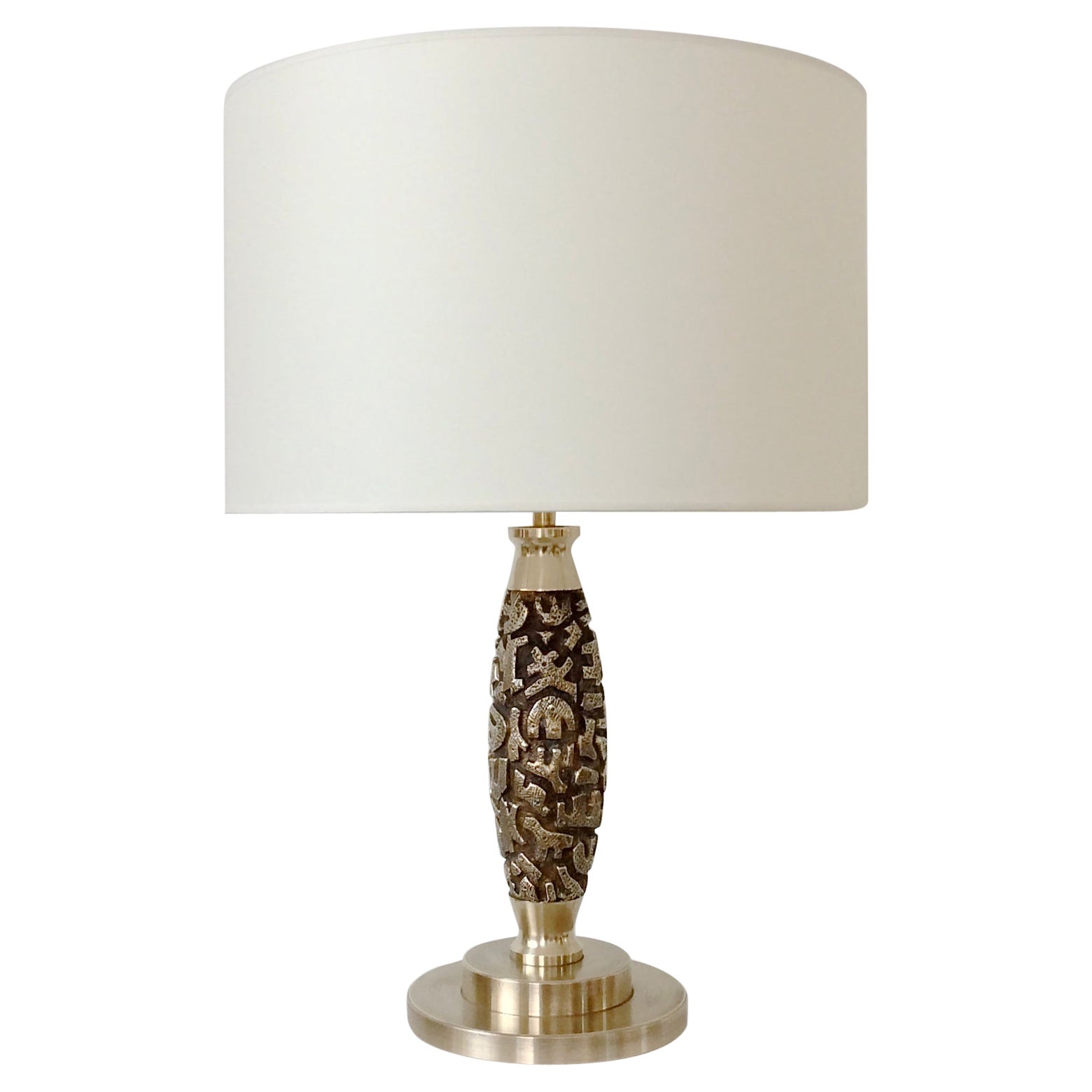 Lampe de table en bronze de Luciano Frigerio, vers 1970, Italie