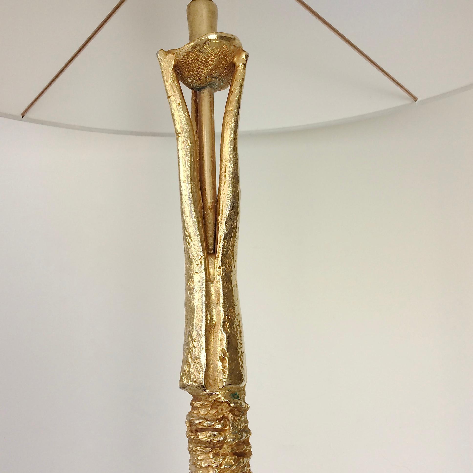 Bronze Table Lamp by Pierre Casenove for Fondica, circa 1990, France For Sale 4