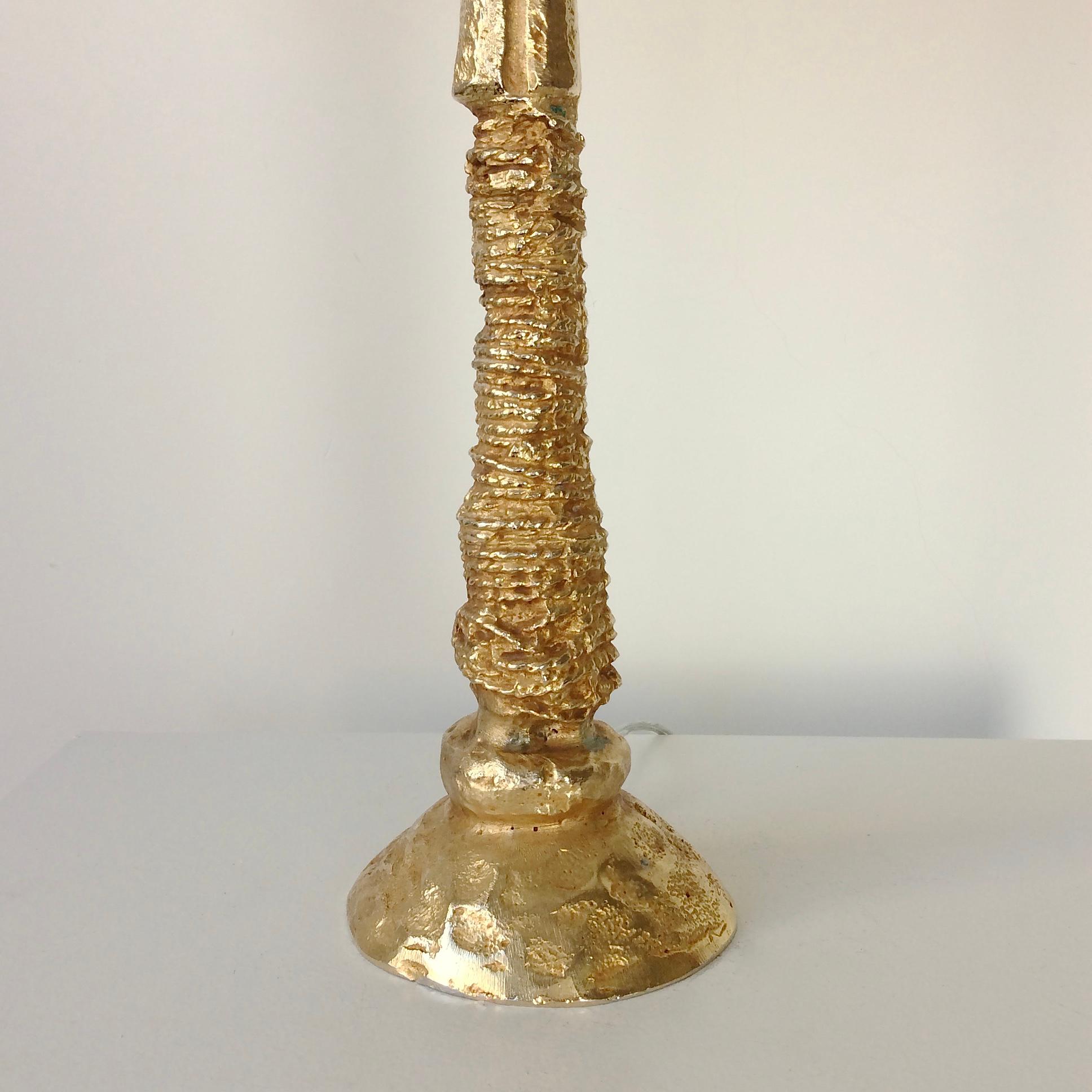 Bronze Table Lamp by Pierre Casenove for Fondica, circa 1990, France In Good Condition For Sale In Brussels, BE