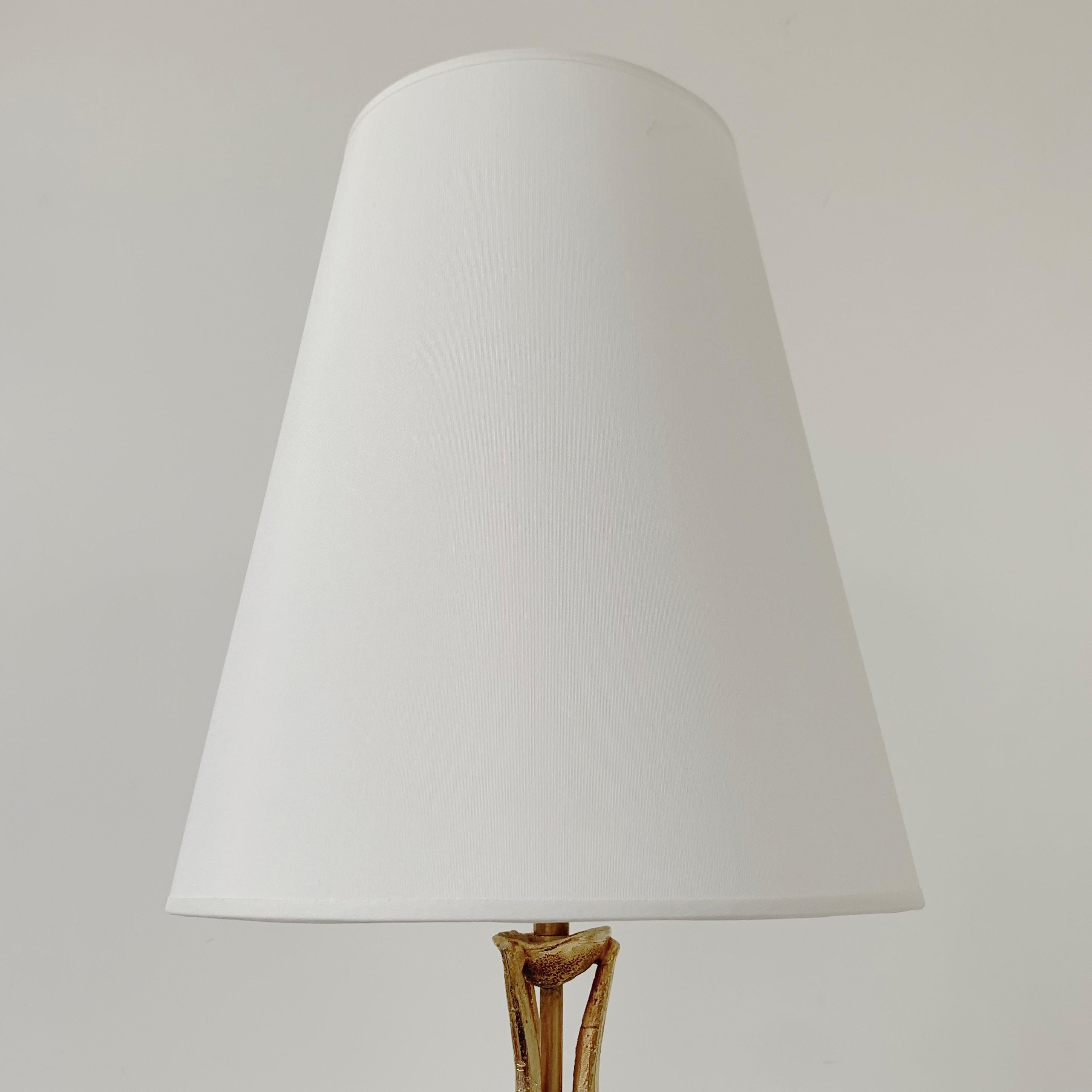 Bronze Table Lamp by Pierre Casenove for Fondica, Stamped, circa 1990, France For Sale 4