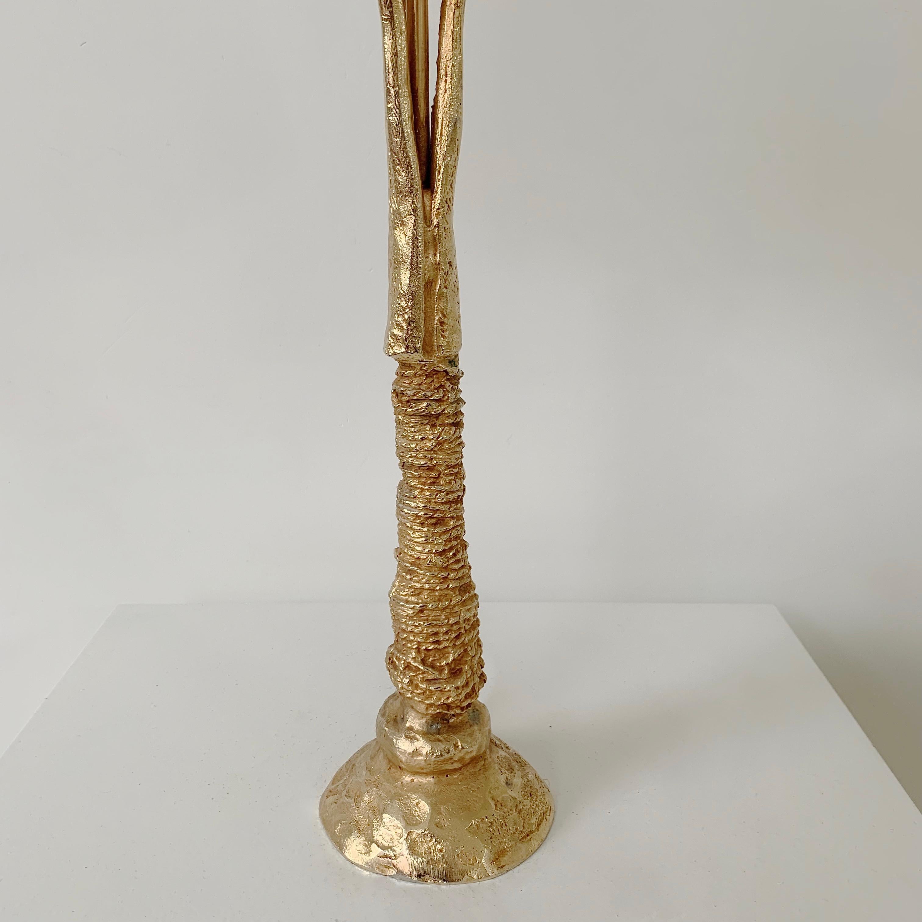Lámpara de mesa de bronce de Pierre Casenove para Fondica, estampada, hacia 1990, Francia en venta 5