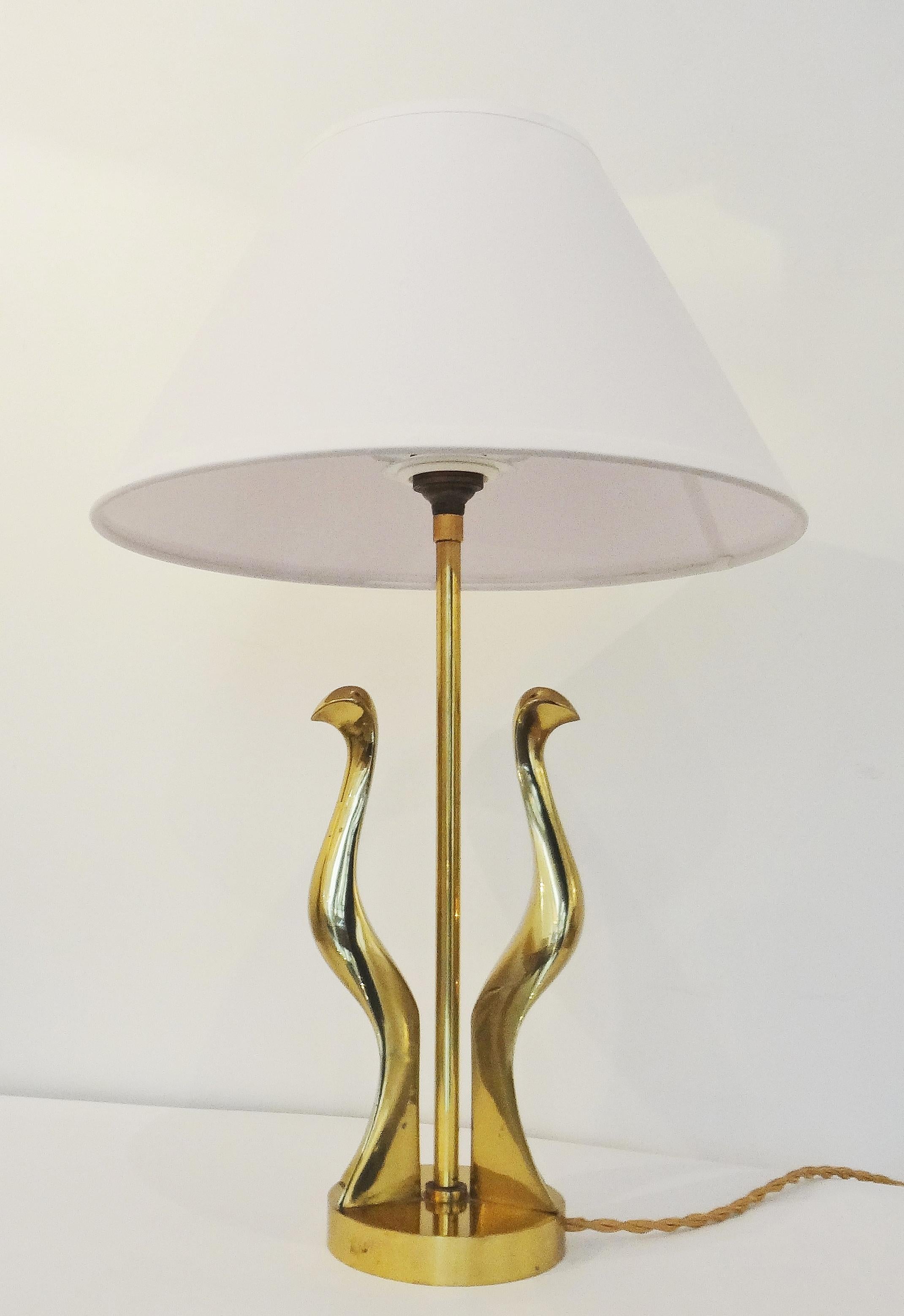 Italian Bronze Table Lamp by Riccardo Scarpa, 1960 For Sale