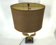 Bronze table lamp by Willy Daro, 1970s