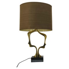 Bronze table lamp by Willy Daro, 1970s