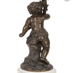 Lampe de table en bronze, Europe, début du XXe siècle
