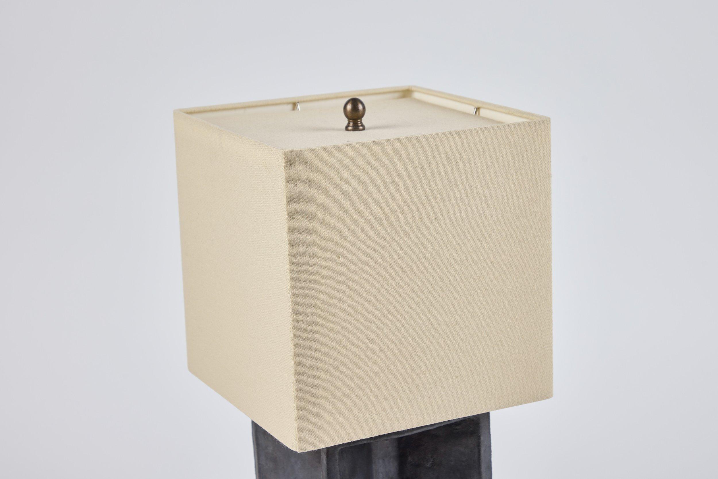 Italian Bronze Table Lamp For Sale