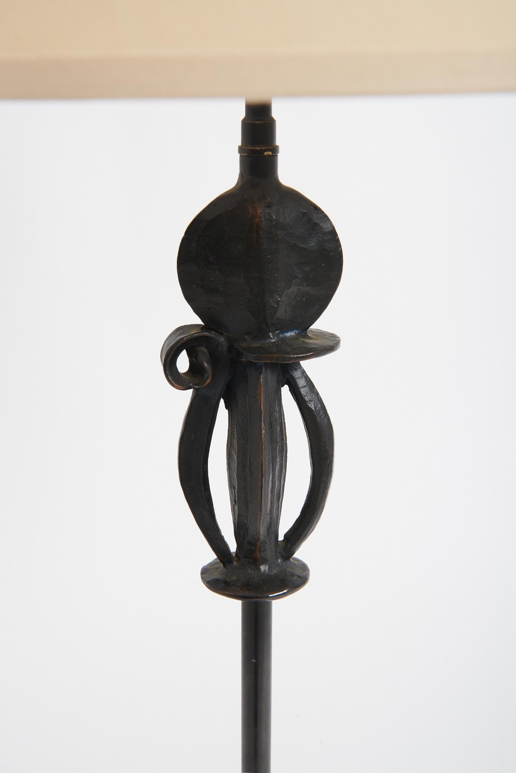 European Bronze Table Lamp