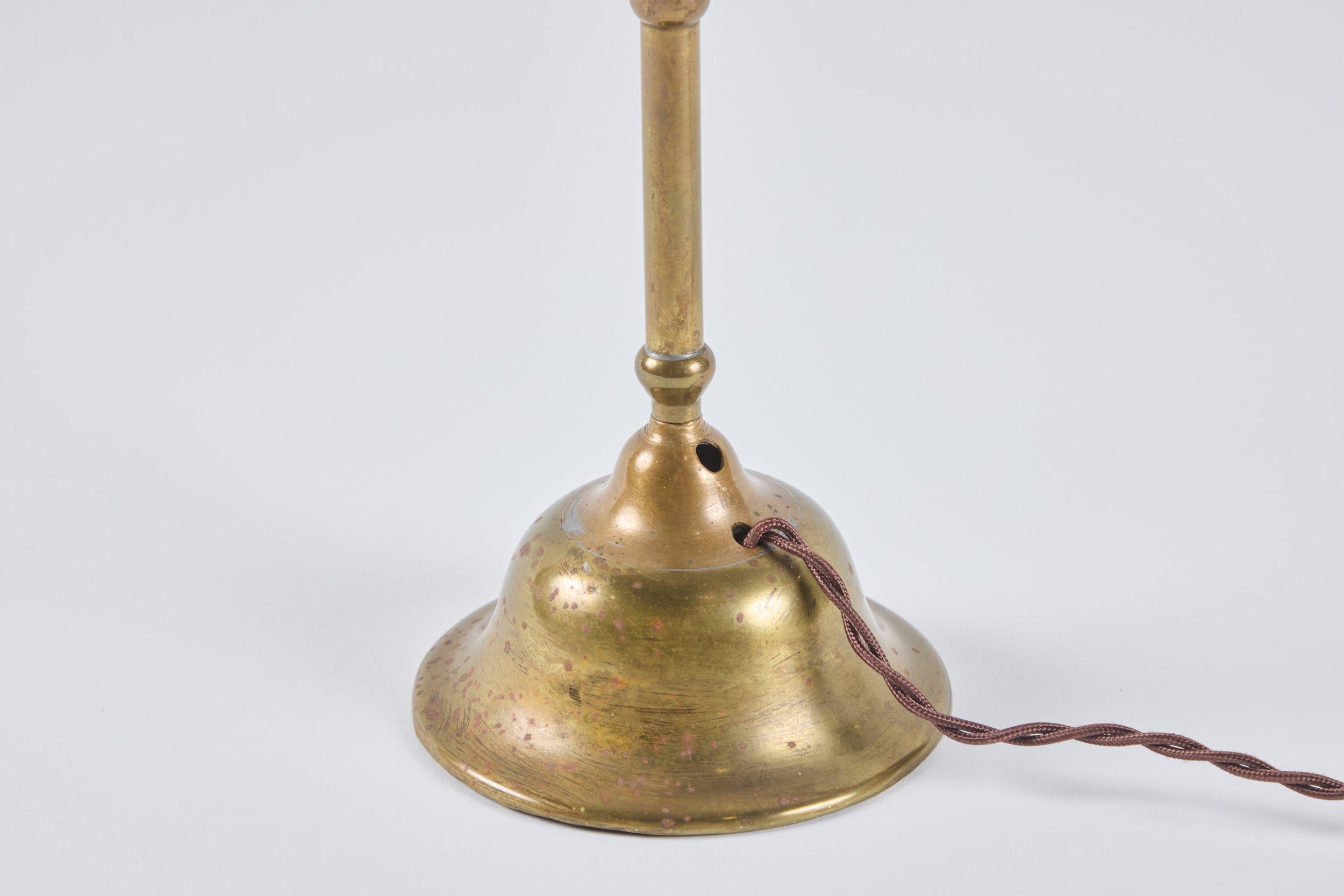 Bronze Table Lamp In Excellent Condition For Sale In Studio City, CA