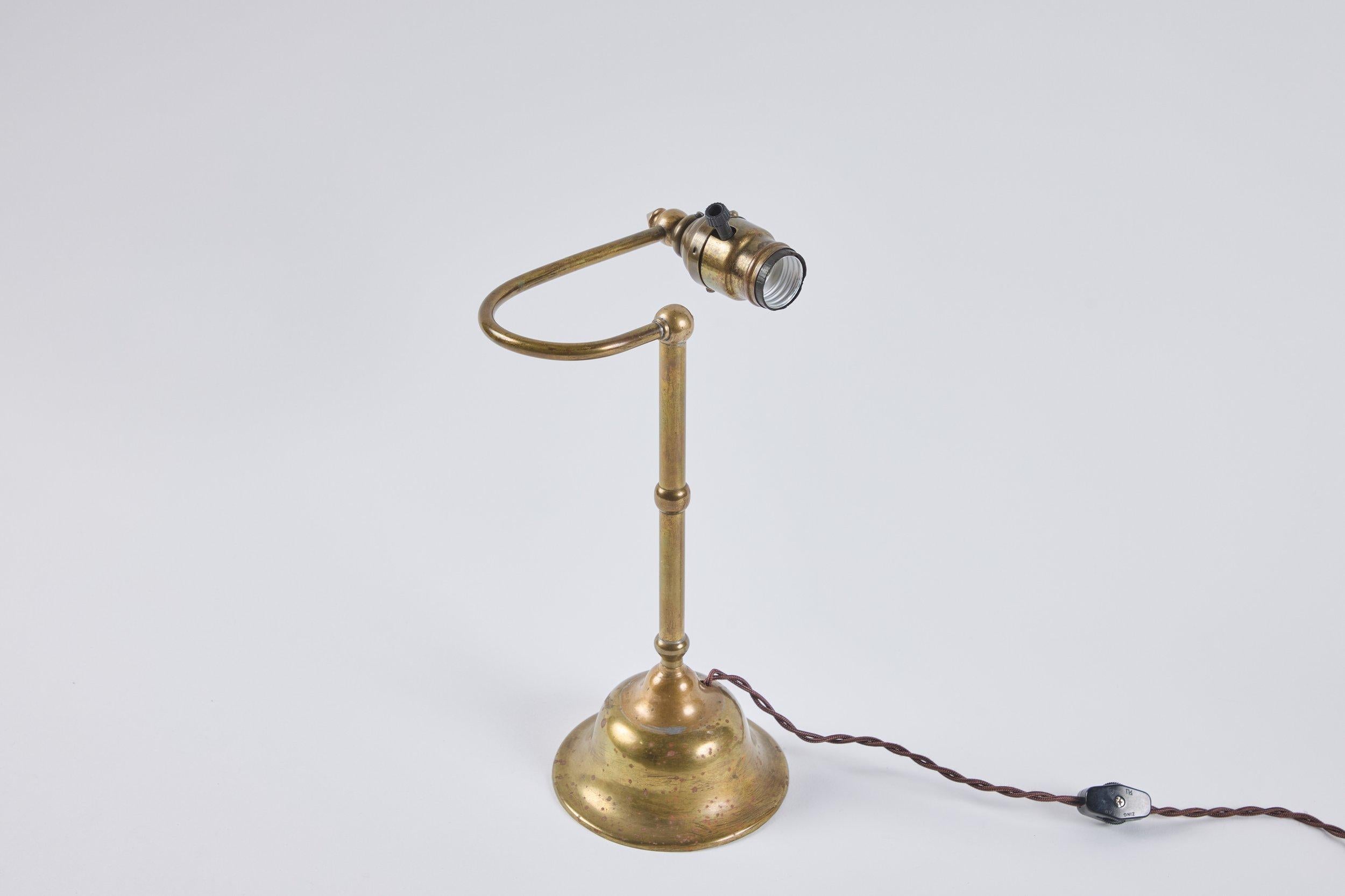 Mid-20th Century Bronze Table Lamp For Sale