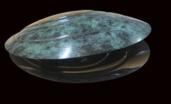 Bronze Table Lamp in the Form of a Clam Shell by Angelo Brotto