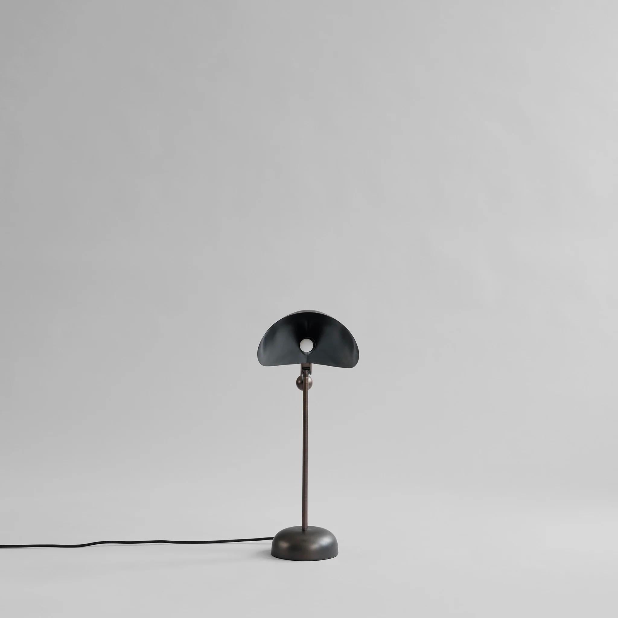 French Bronze Table Lamp in the Style of the 1960s, a Contemporary Work. For Sale