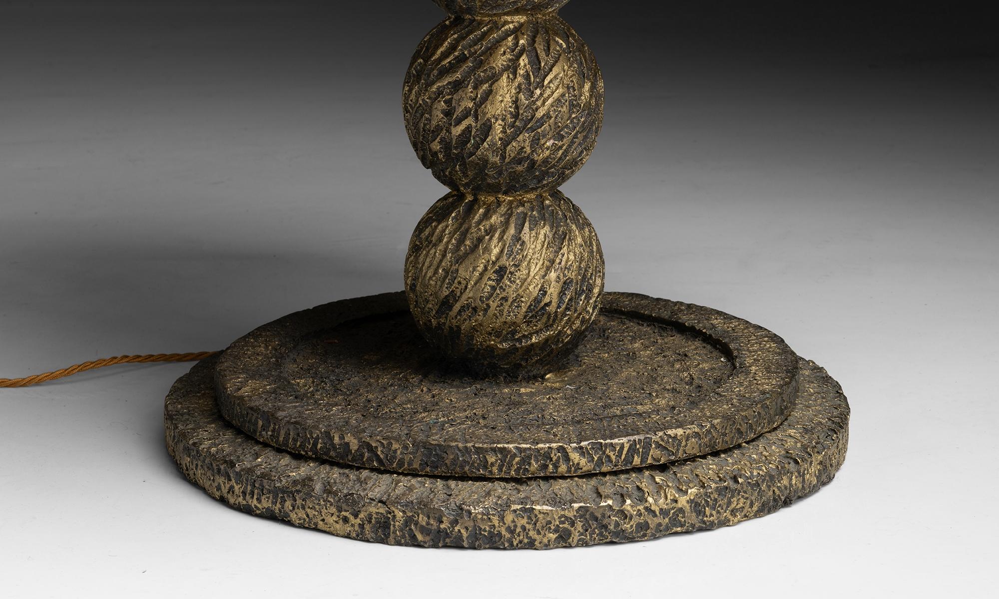 Bronze Table Lamps, England circa 1960 In Good Condition In Culver City, CA