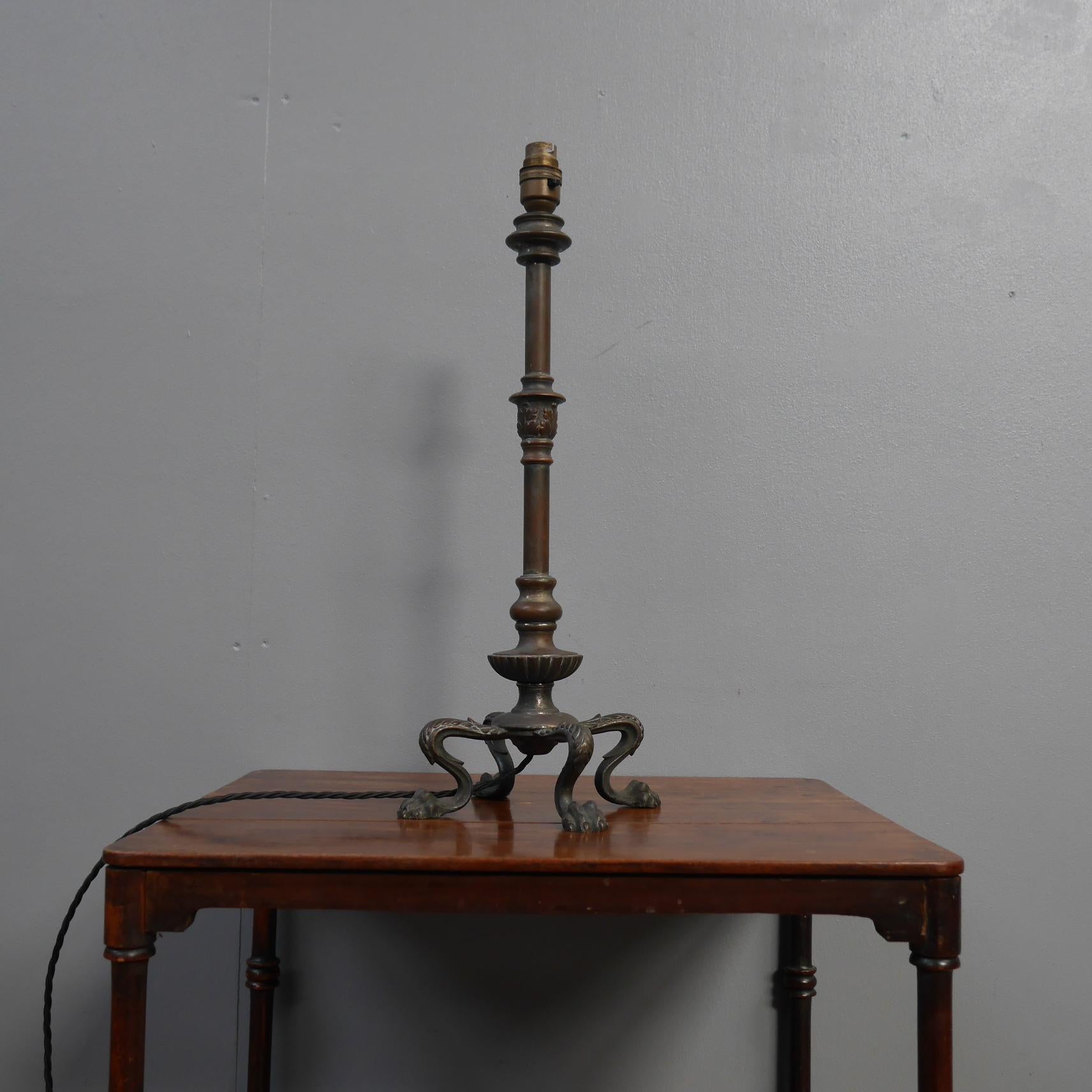 18th Century and Earlier Bronze Table Light by F & C Osler, c1840