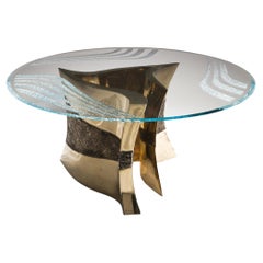 Bronze Table LUX design by Joe Gentile and Fabio Crippa for Officina della Scala