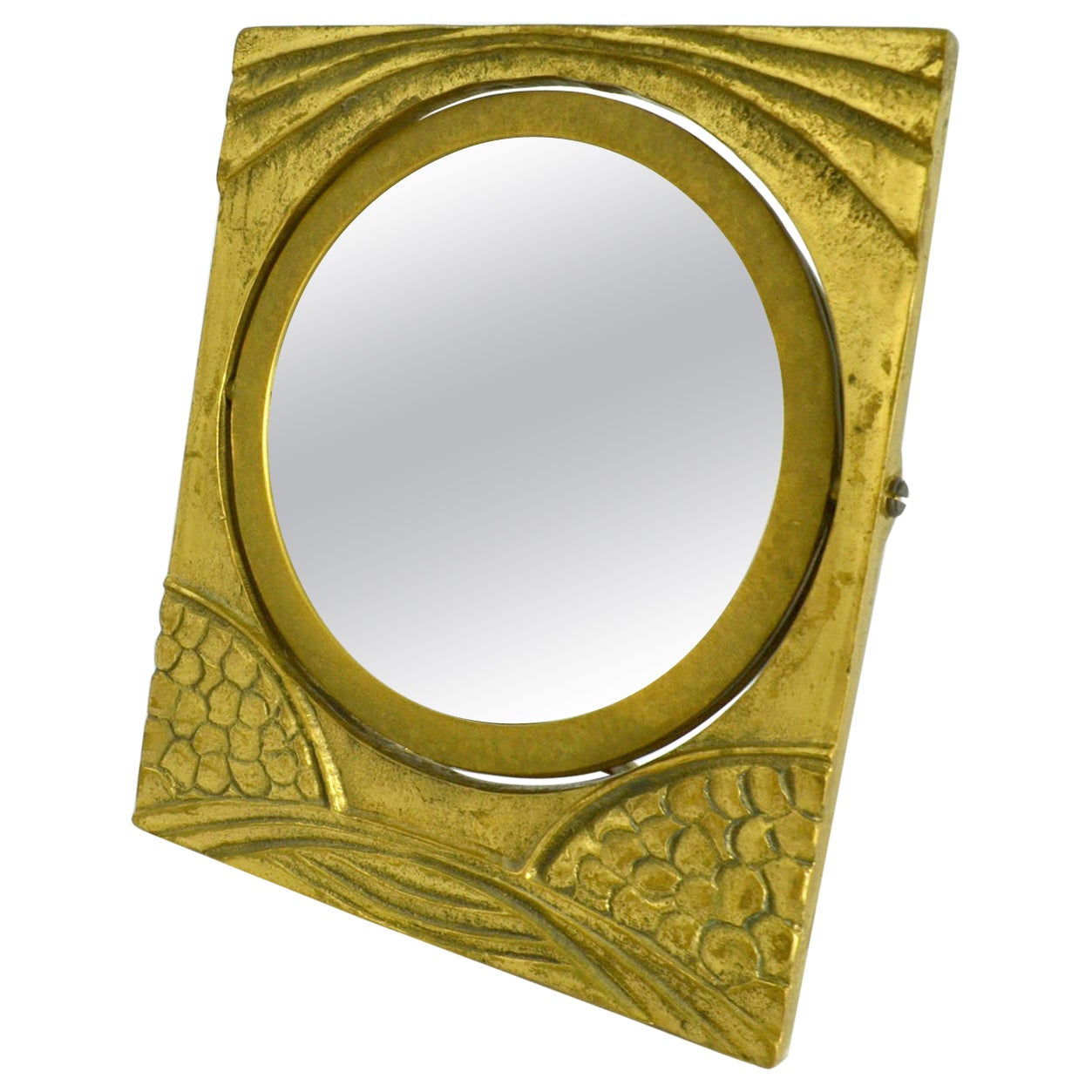 Bronze Table Mirror and Picture Frame