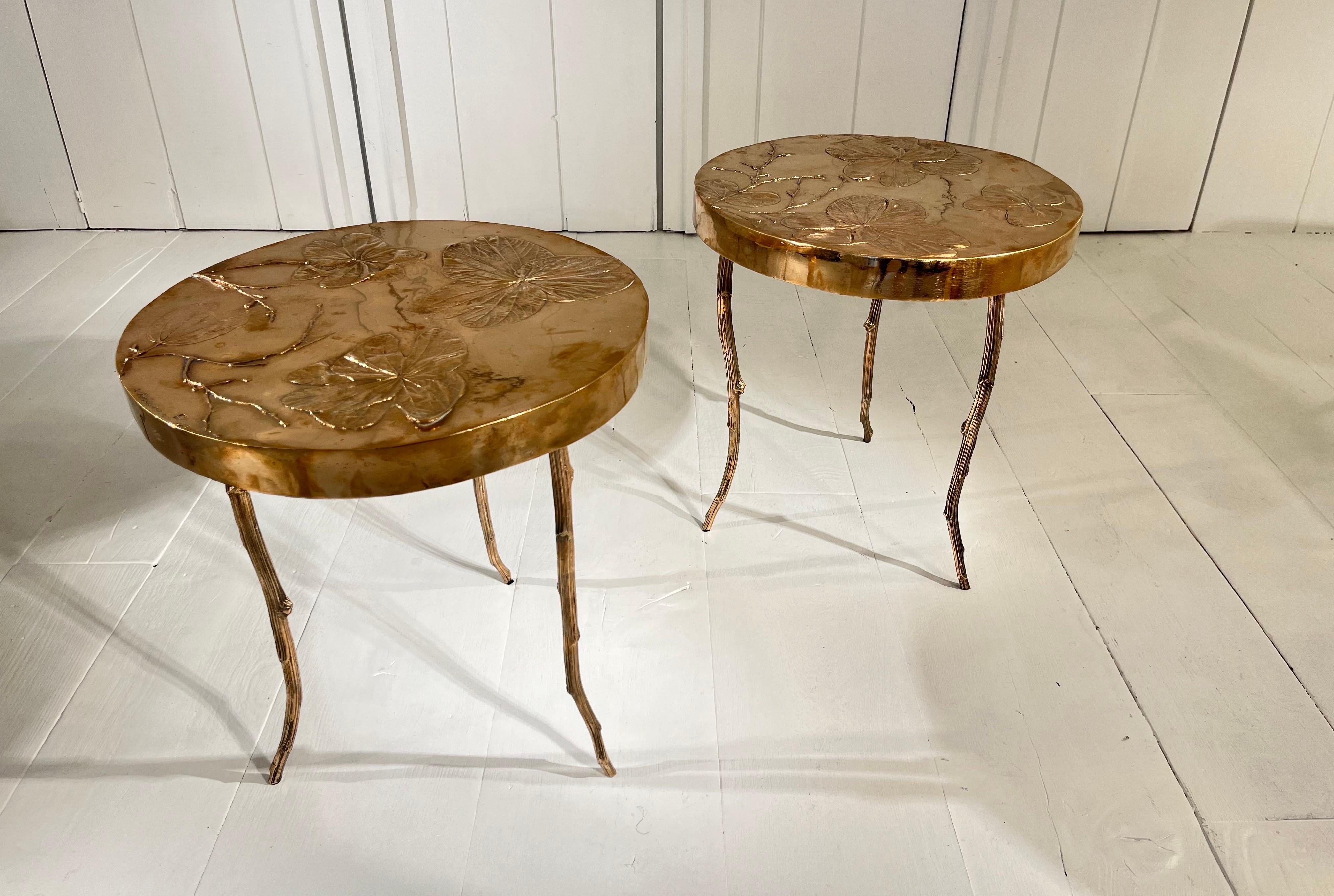 Bronze Tables By Clotilde Ancarani In Excellent Condition In Saint-Ouen, FR