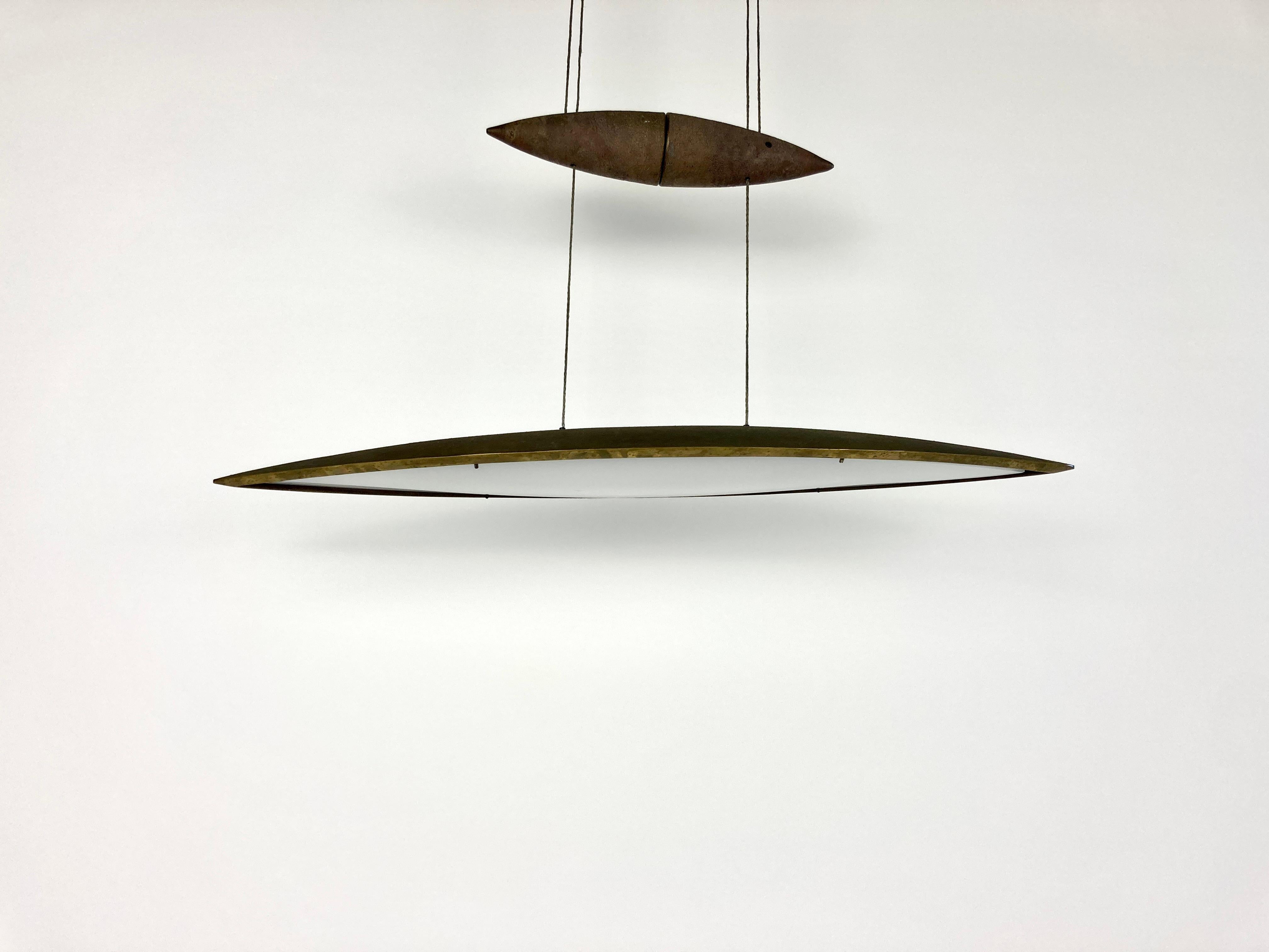 Bronze-Pendelleuchte Tai Lang 70 von Tobias Grau, Deutschland im Zustand „Gut“ in Bristol, GB
