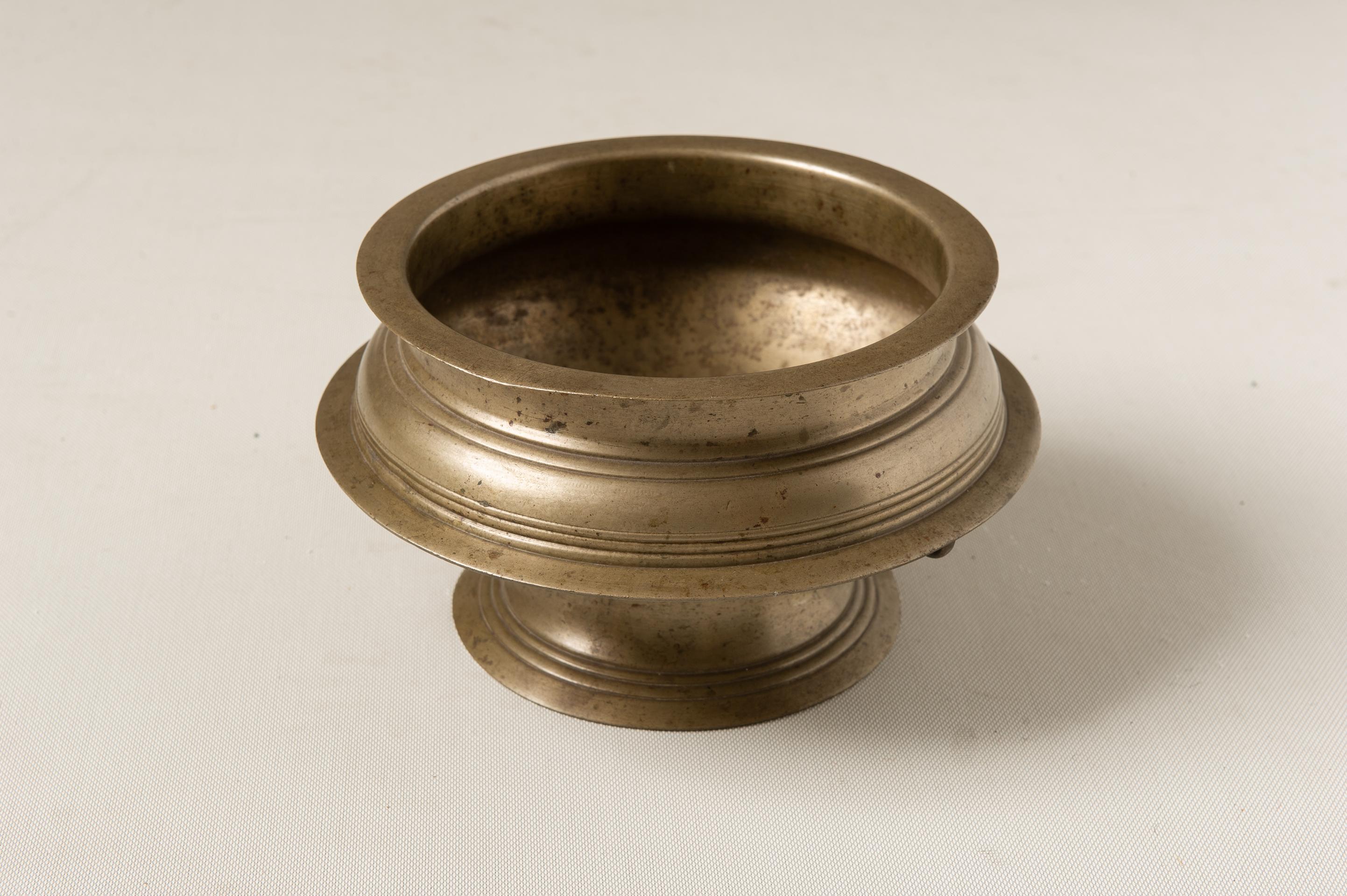Indian Bronze Temple Bowls from Kerala For Sale