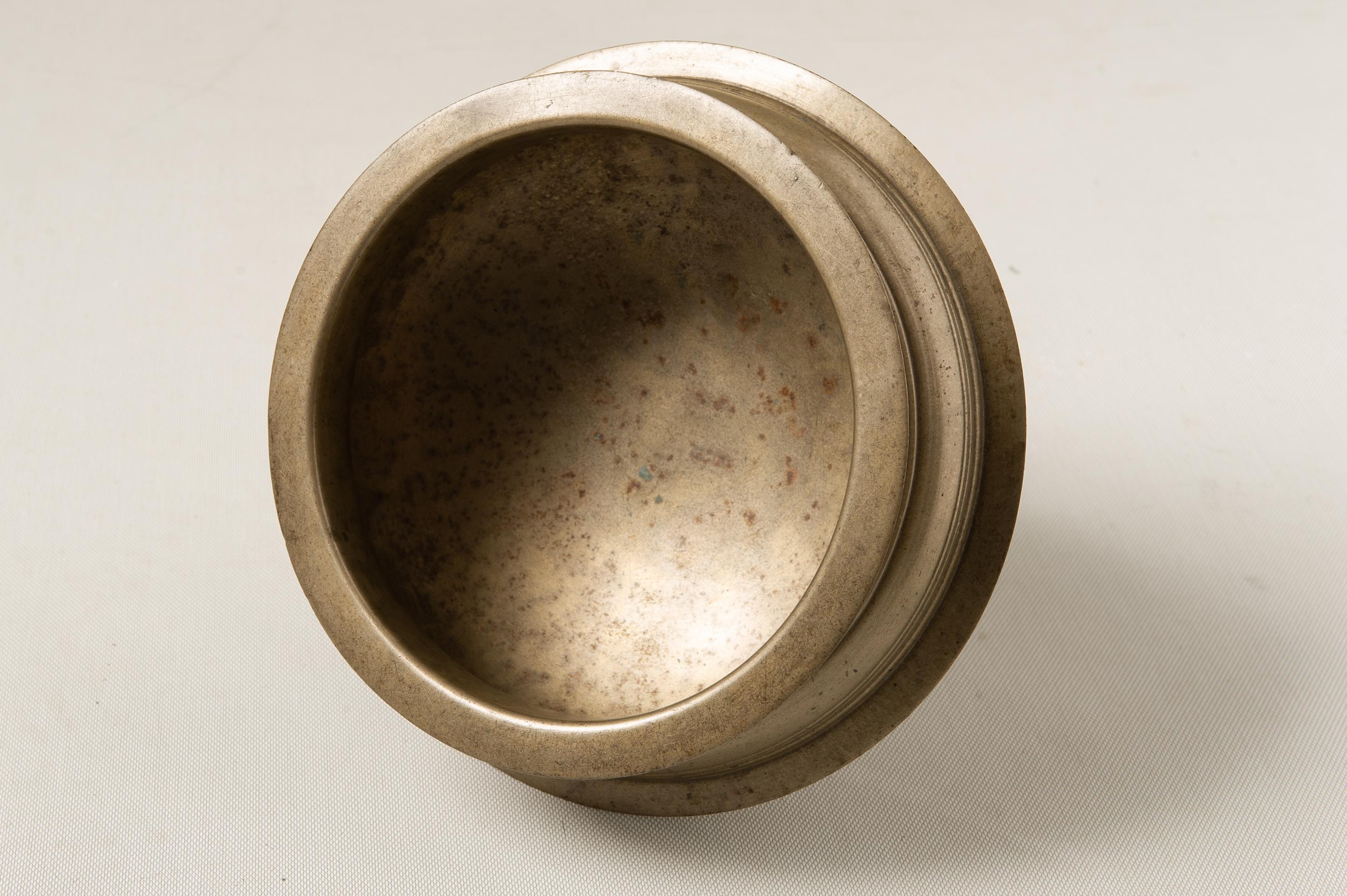 20th Century Bronze Temple Bowls from Kerala For Sale