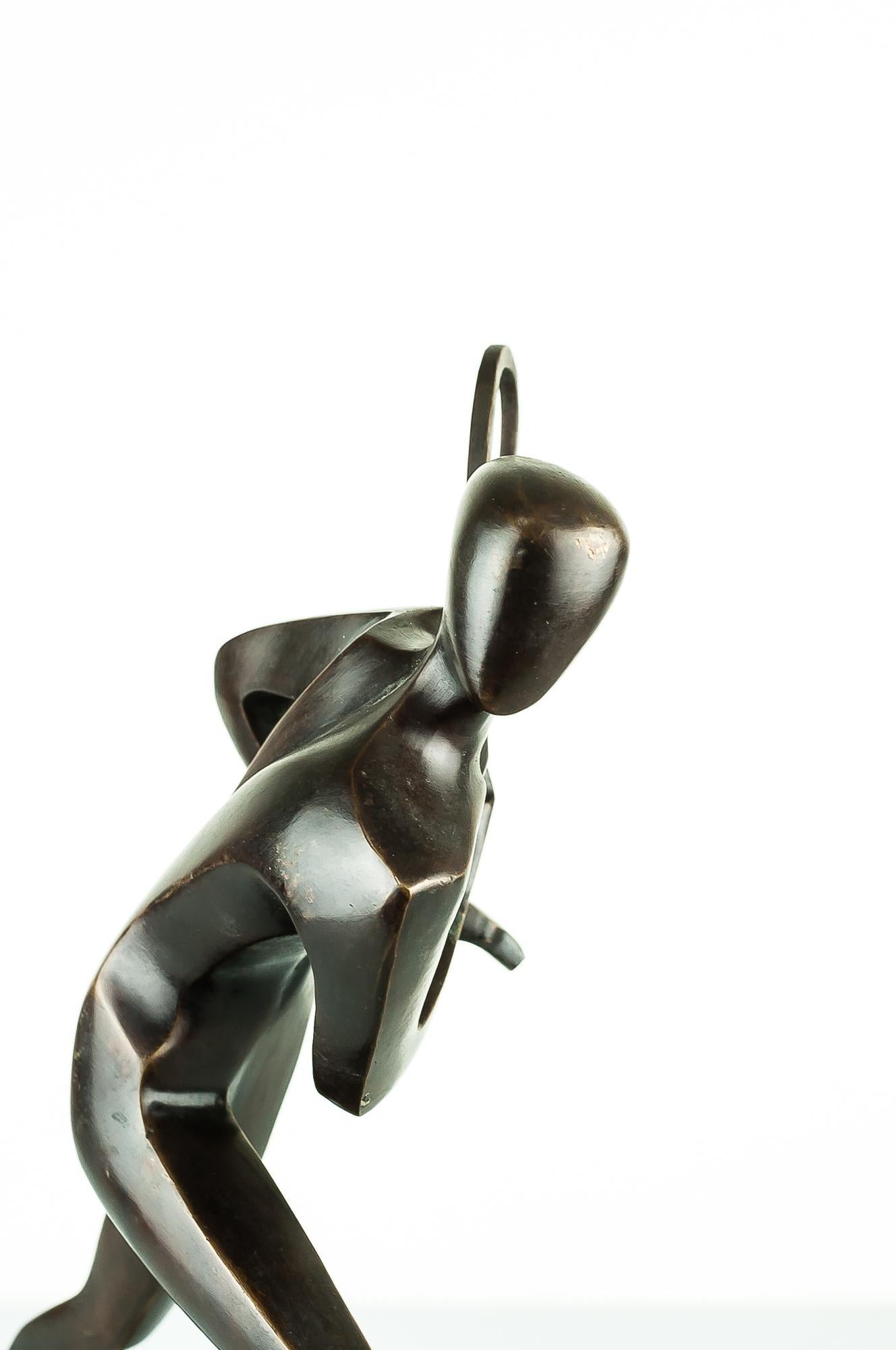 Bronze Tennis Player Attributed to William Ernst Wauer, circa 1925 8