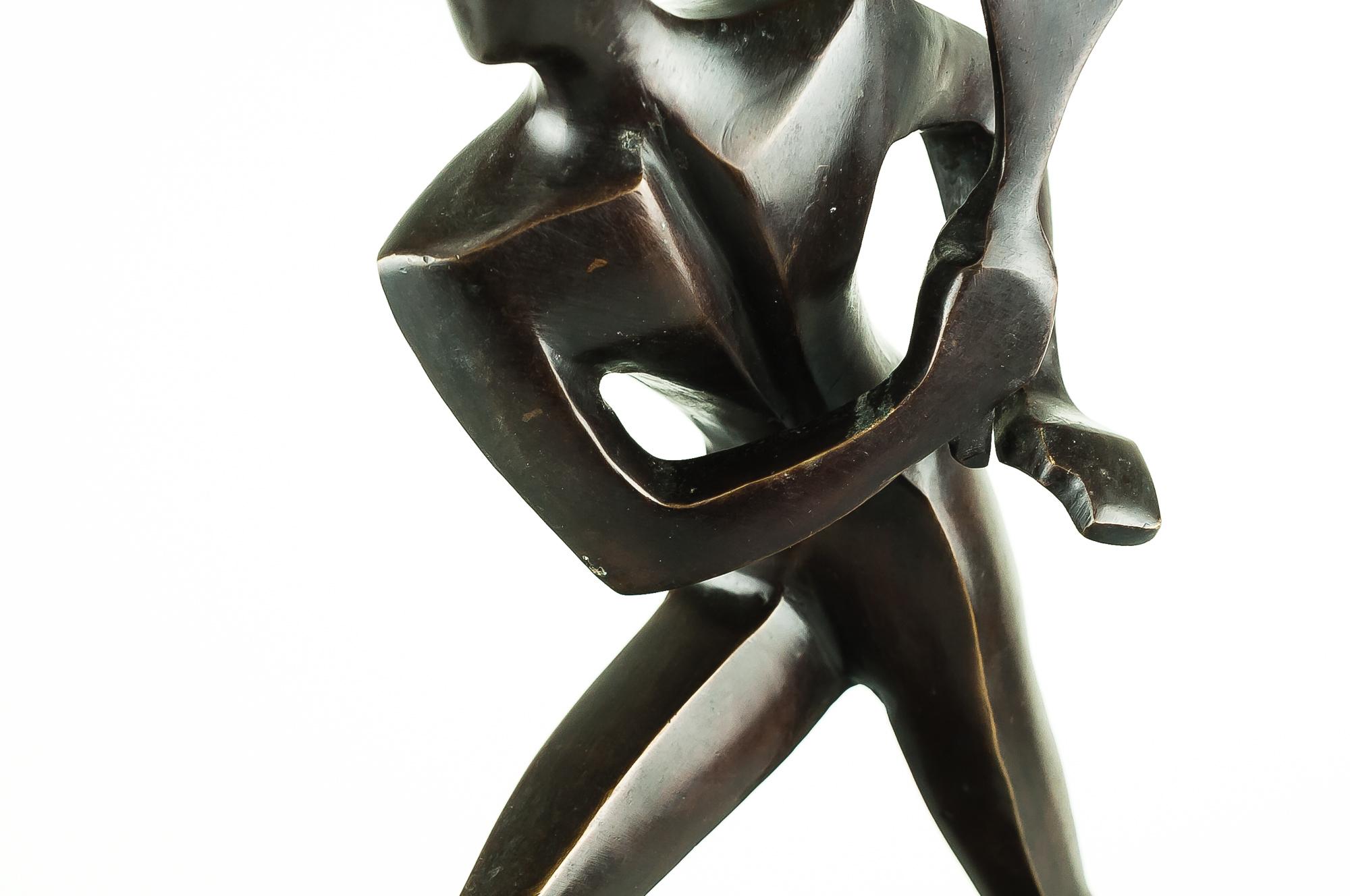 Bronze Tennis Player Attributed to William Ernst Wauer, circa 1925 1
