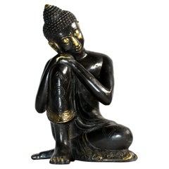 Bronze Thai Buddha Contemplative