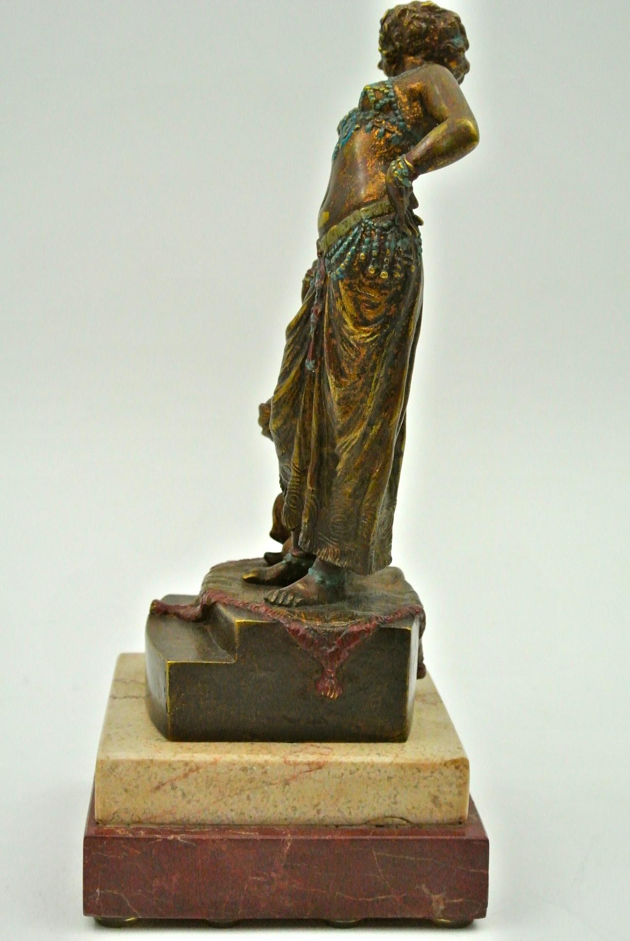 Bronze der Tänzerin und ihre Assistentin im Zustand „Gut“ im Angebot in Saint-Ouen, FR