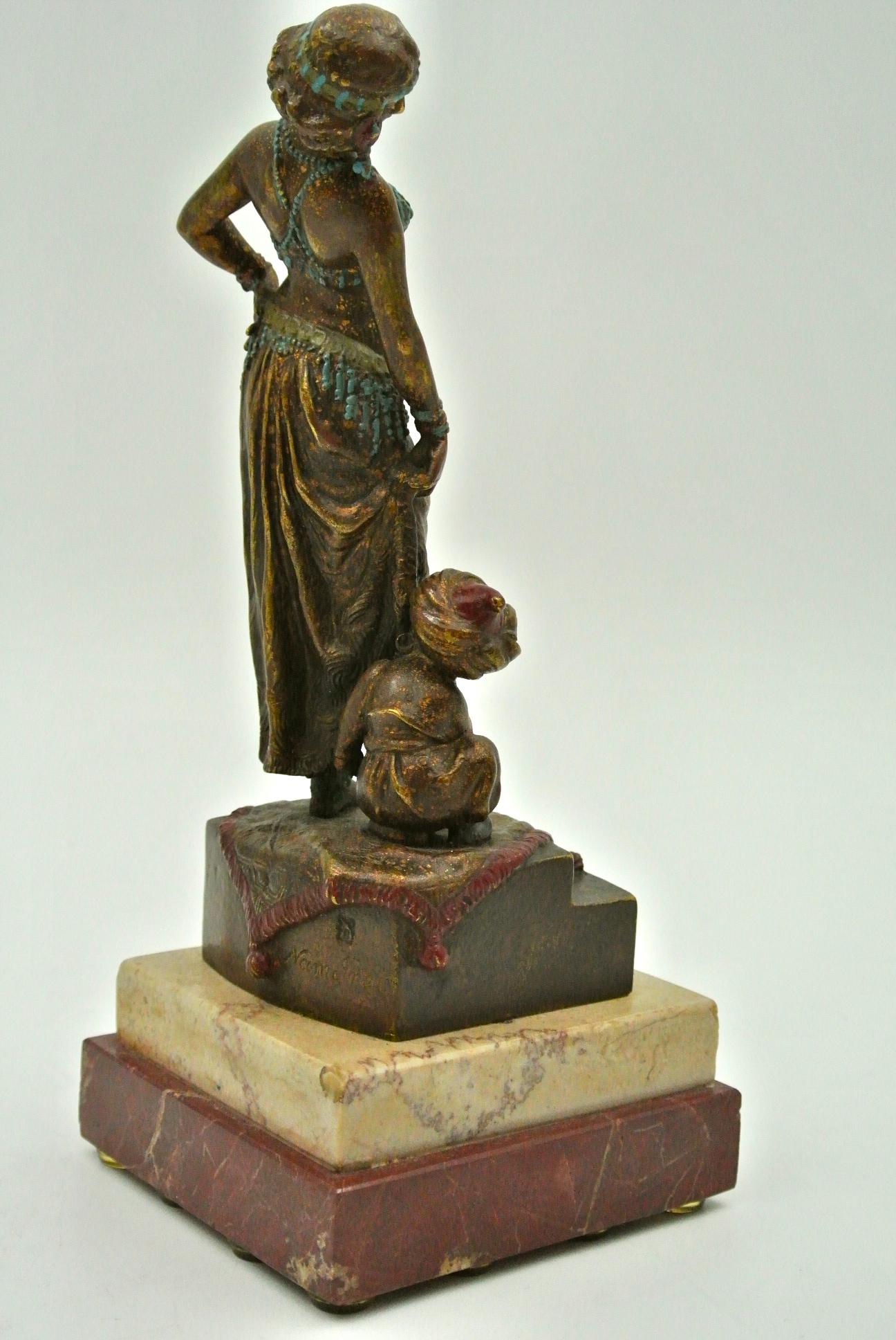 Bronze the Dancer and her Assistant For Sale 2