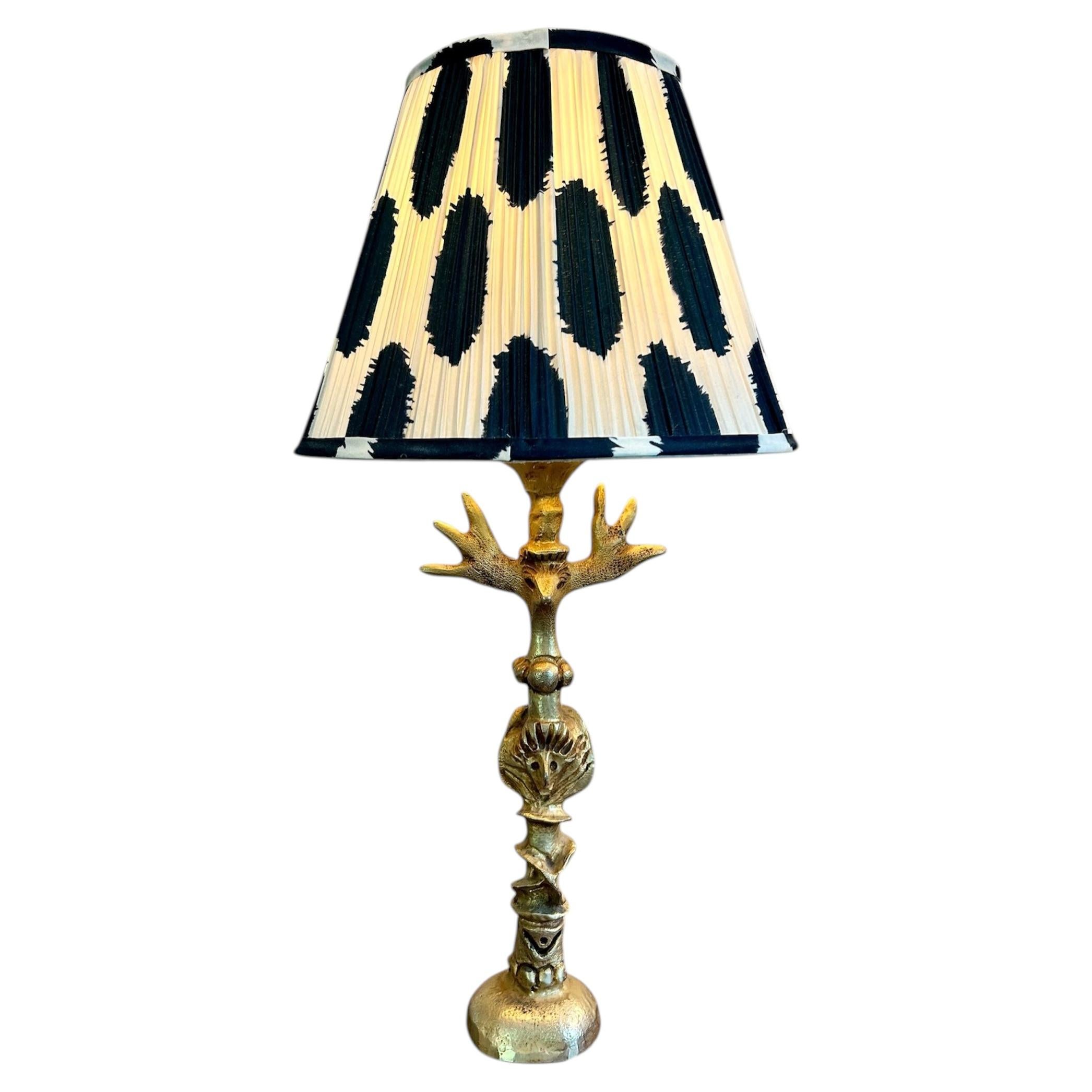 BRONZE the larger size totem lamp by Pierre Casenove /fondica