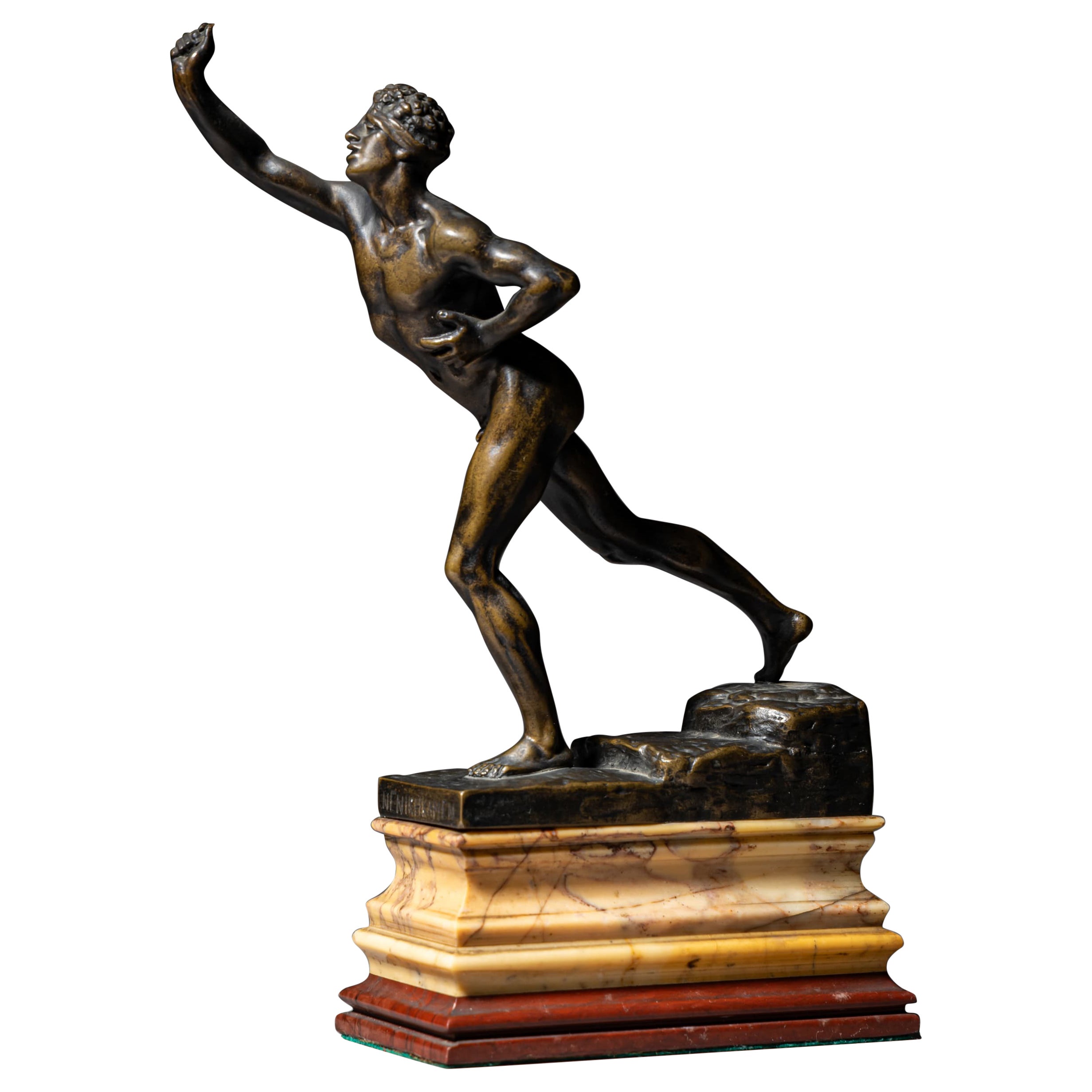 Bronze “The Messenger of Marathon” by Max Kruse (1854–1942) For Sale
