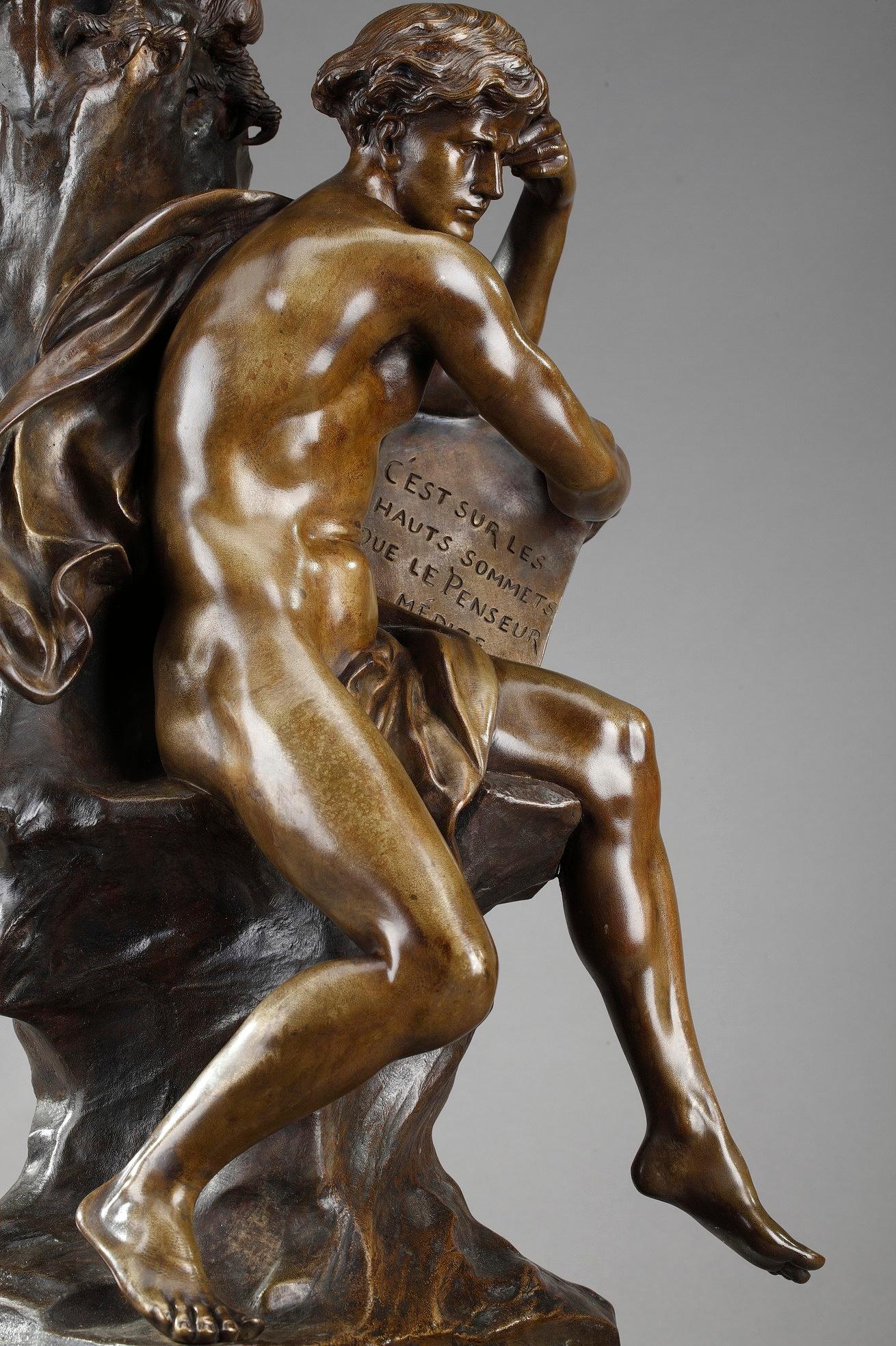 Bronze Le Penseur d'Emile-Louis Picault 4