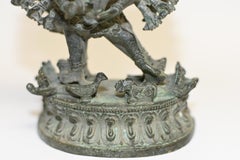 Bronze Tibetan Couple Statue Vajrasattva Yab Yum