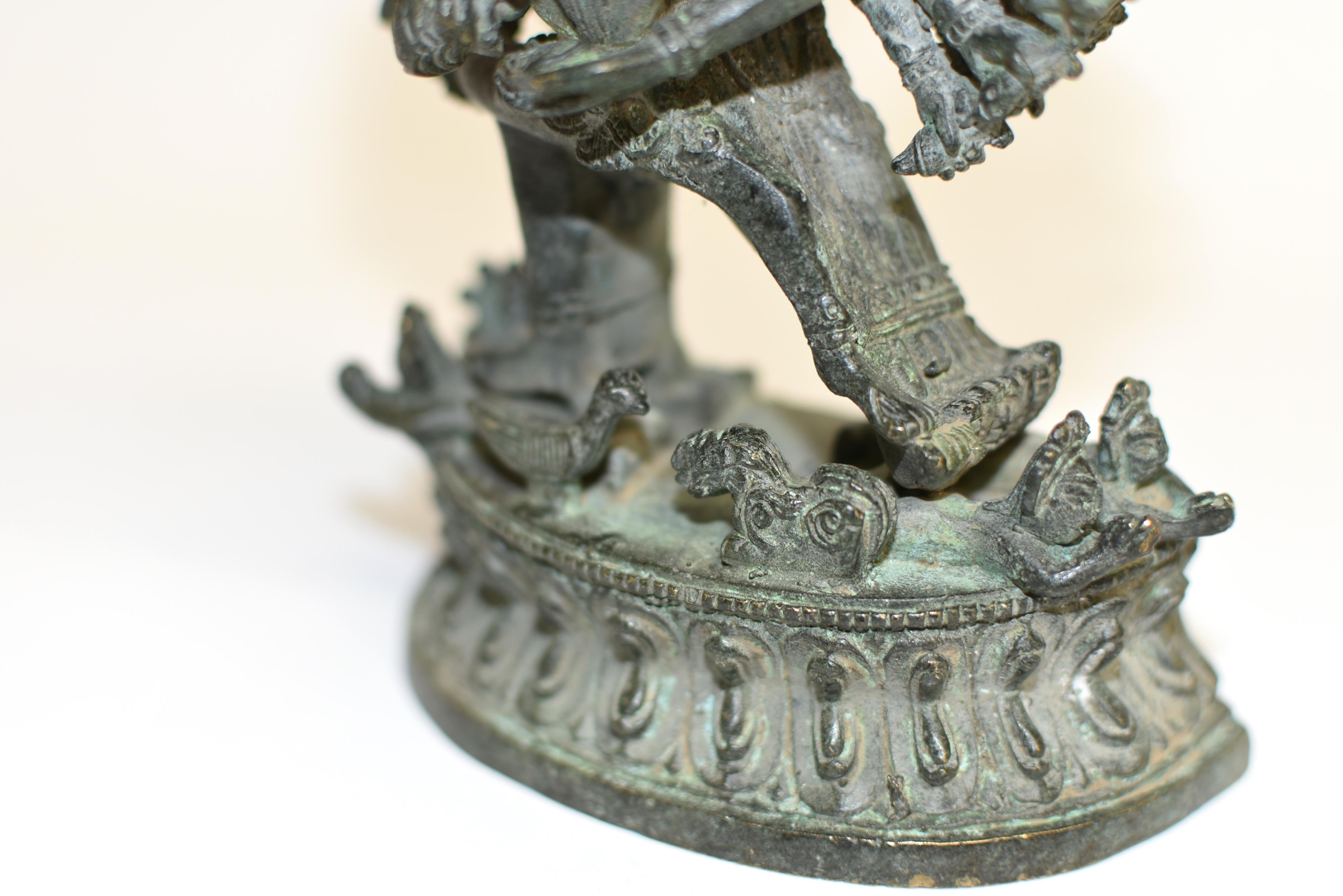 Bronze Tibetan Couple Statue Vajrasattva Yab Yum For Sale 1