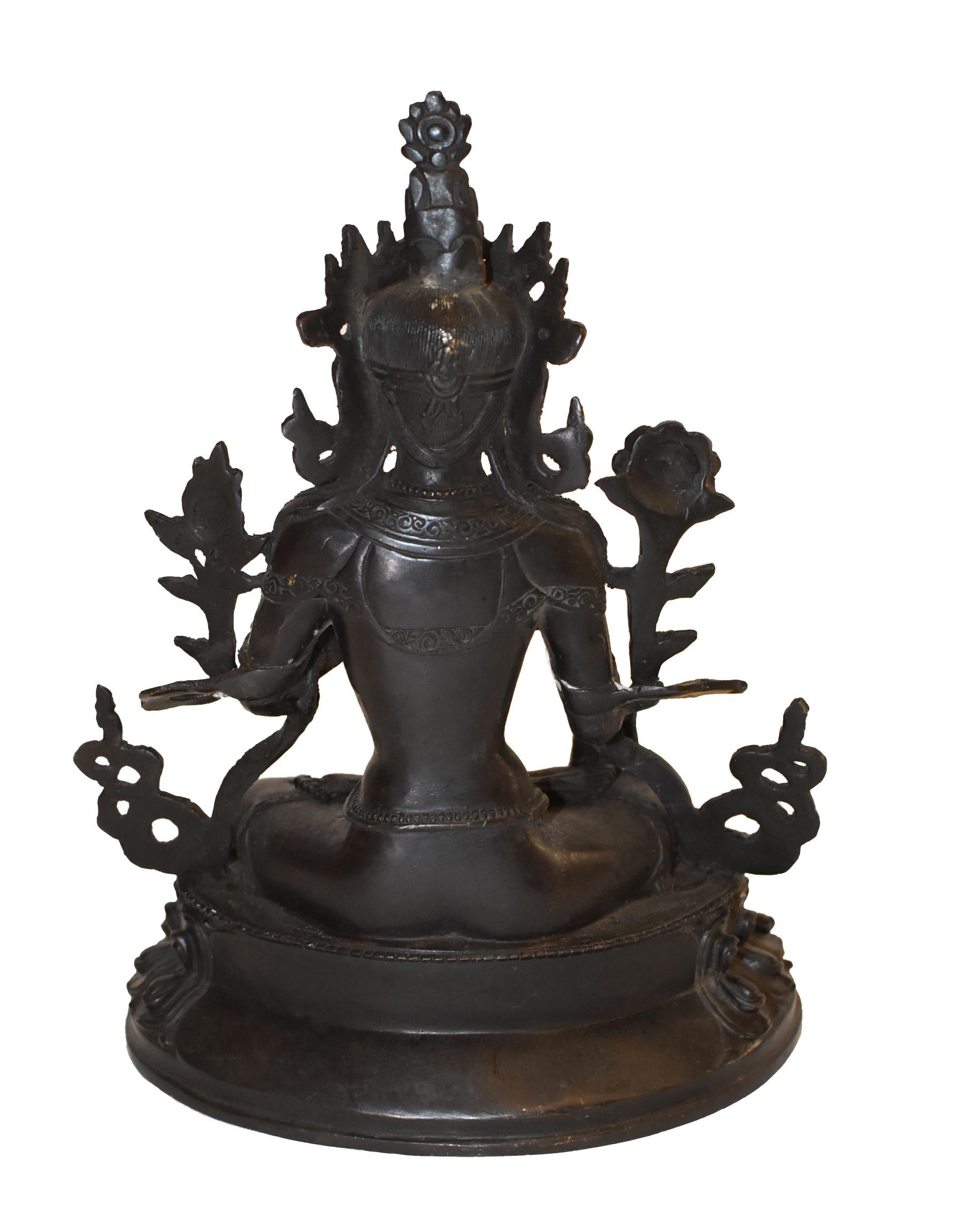 Bronze Tibetan White Tara 9