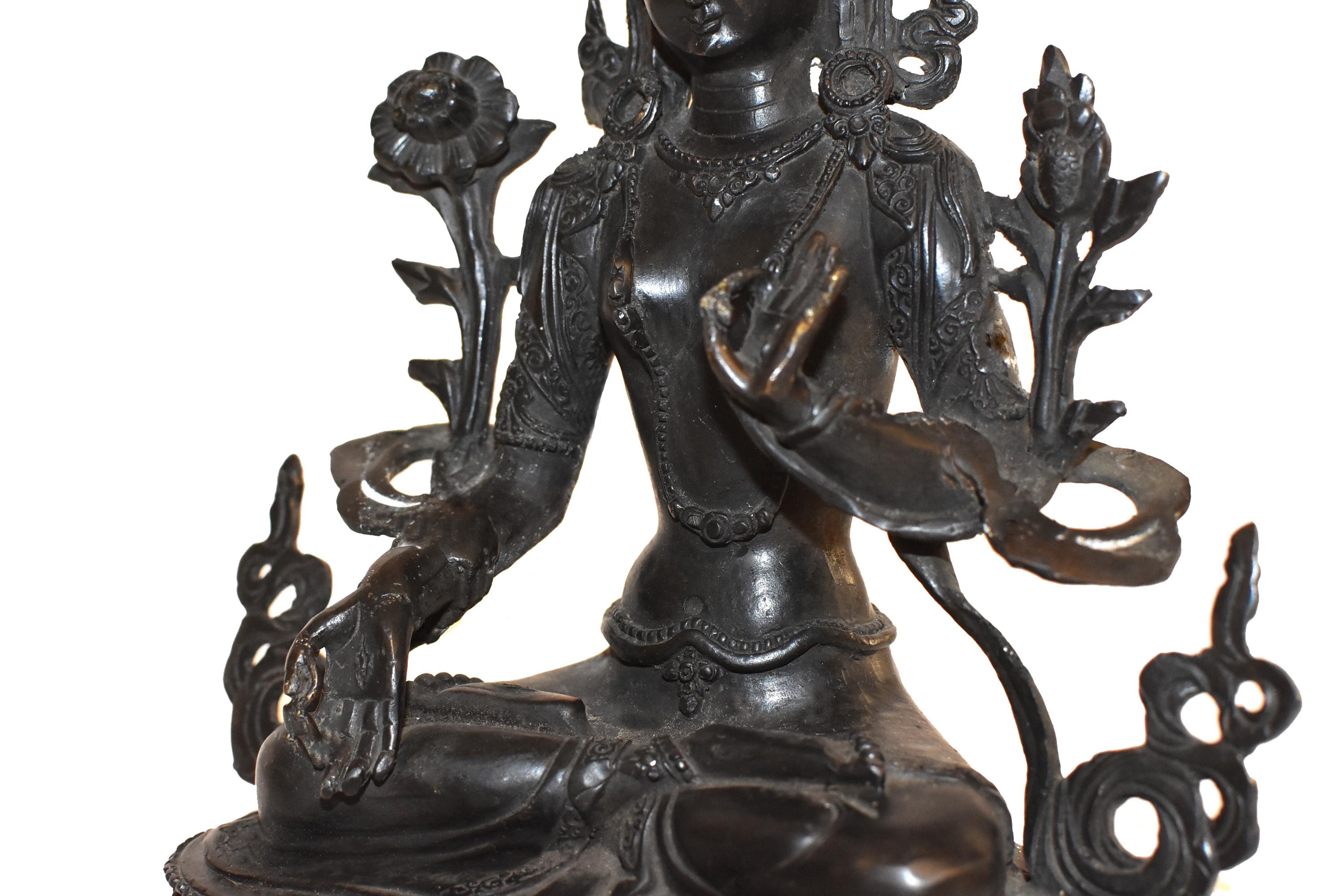 Bronze Tibetan White Tara 4