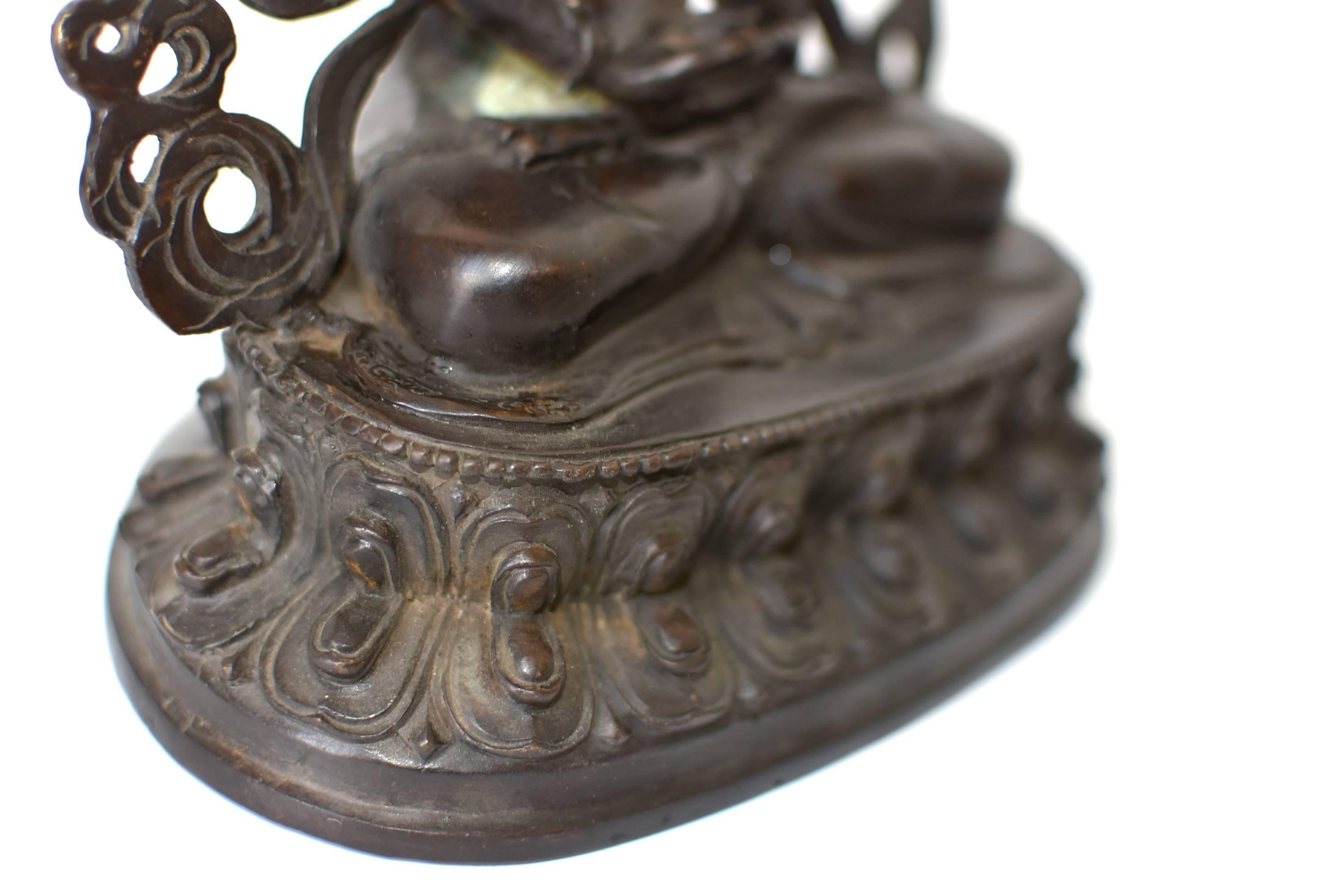Bronze Tibetan Amitayus For Sale 7