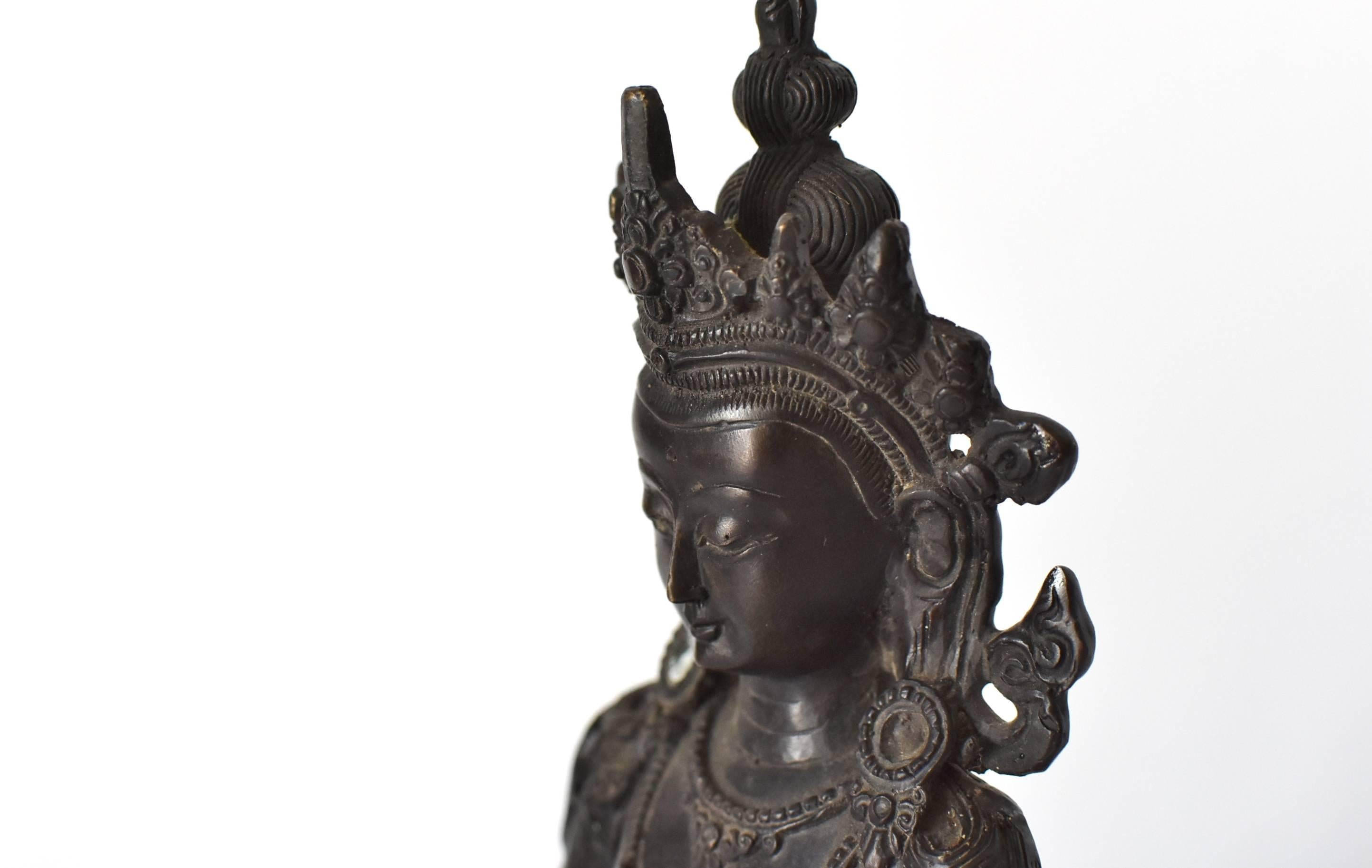 Bronze Tibetan Amitayus For Sale 8