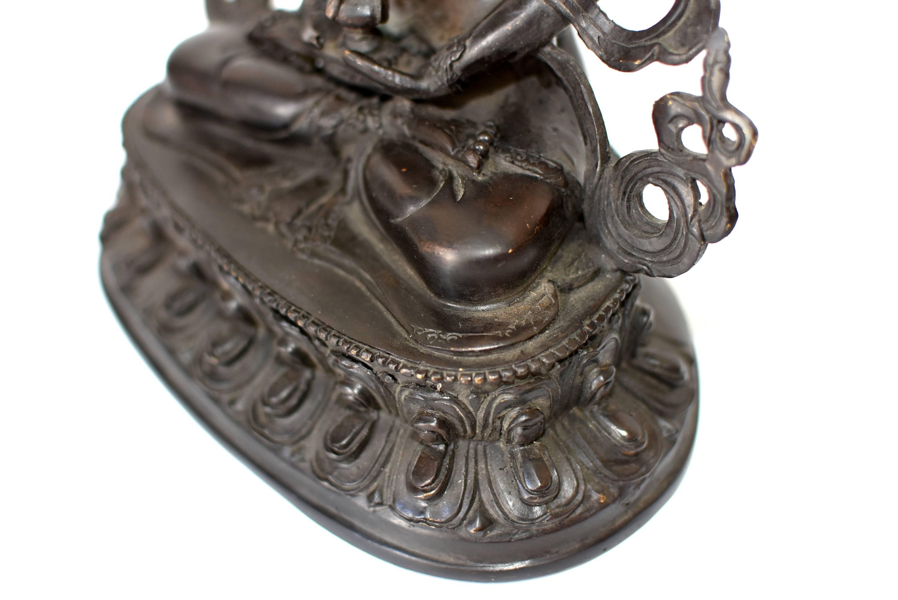 Bronze Tibetan Amitayus For Sale 11